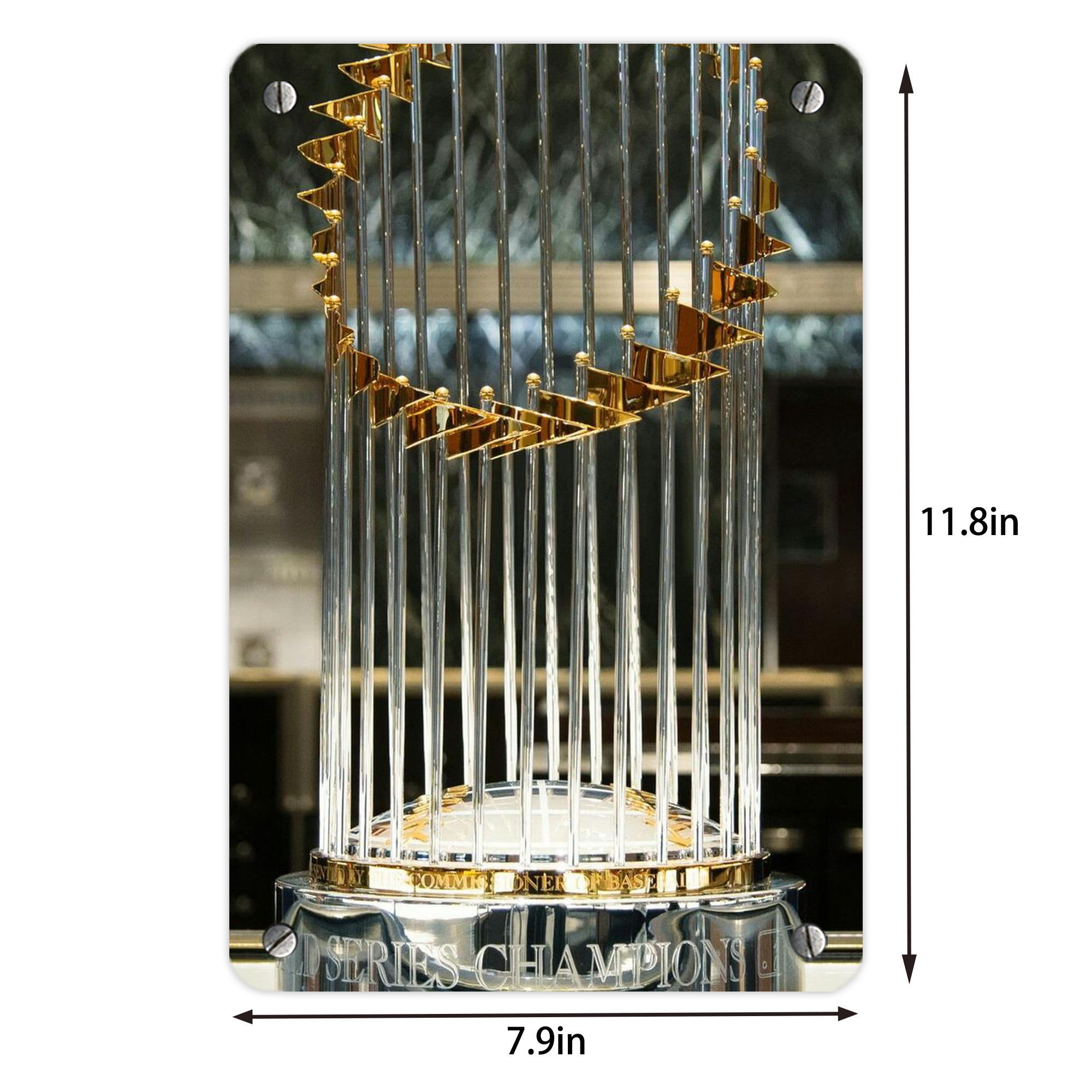  Metal Tin Sign 8x12inch - High-Quality Full-Print Decorative Wall Art, Durable Rust-Resistant Metal Plaque For Living Room, Bedroom, Kitchen, Office, Bar Décor