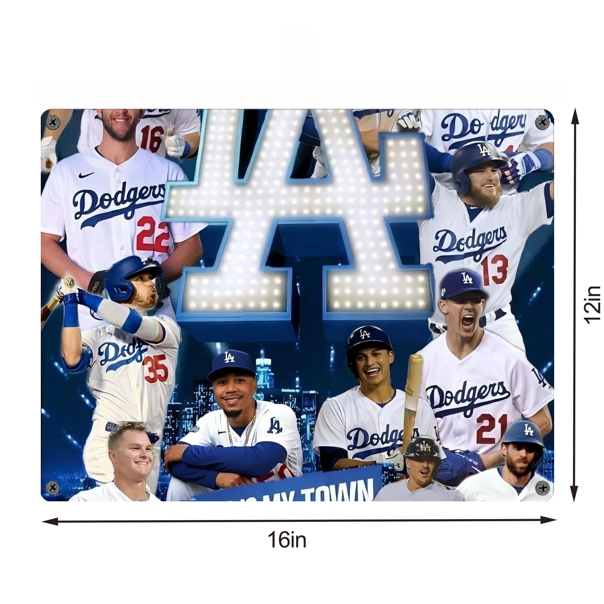  Vintage Metal Tin Sign 16x12 – Full-Print Iron Wall Decor – Durable, Fade-Resistant – Easy To Hang – Ideal For Home, Bar, Kitchen & Office Decor