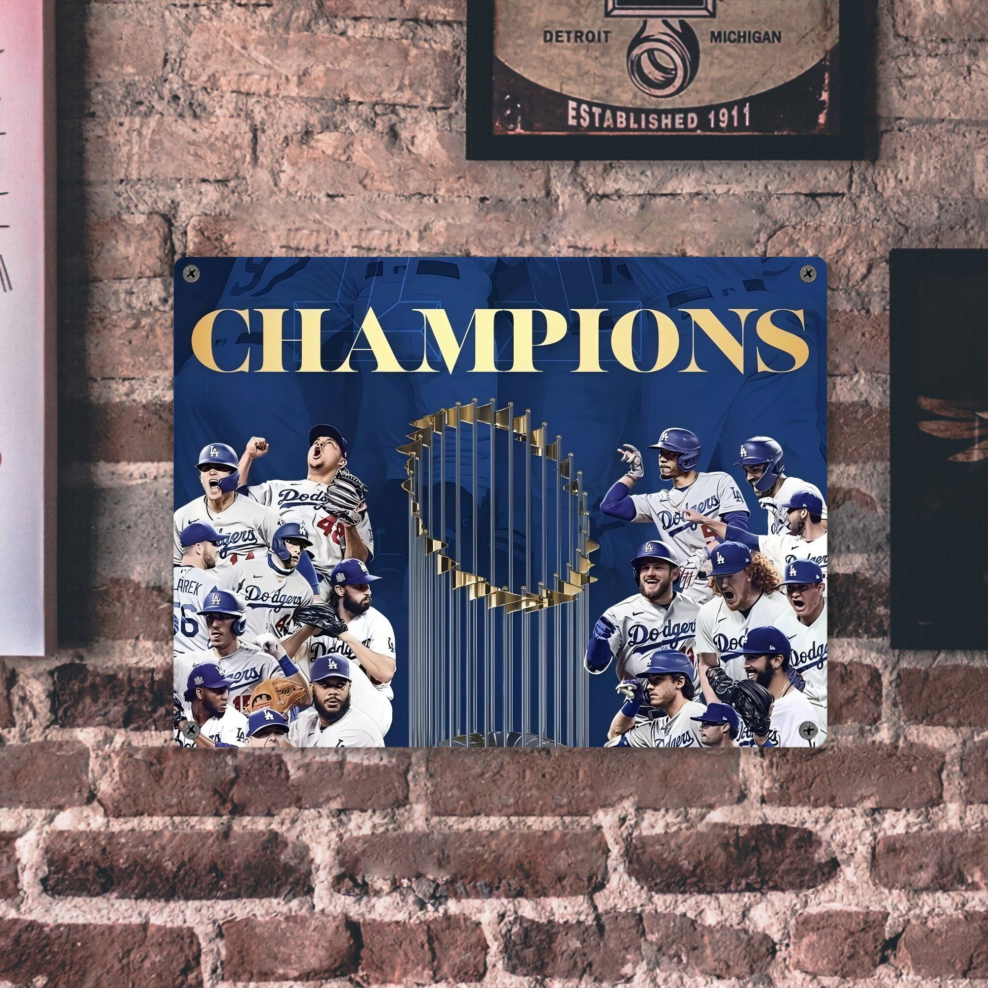  Vintage Metal Tin Sign 16x12 – Full-Print Iron Wall Decor – Durable, Fade-Resistant – Easy To Hang – Ideal For Home, Bar, Kitchen & Office Decor