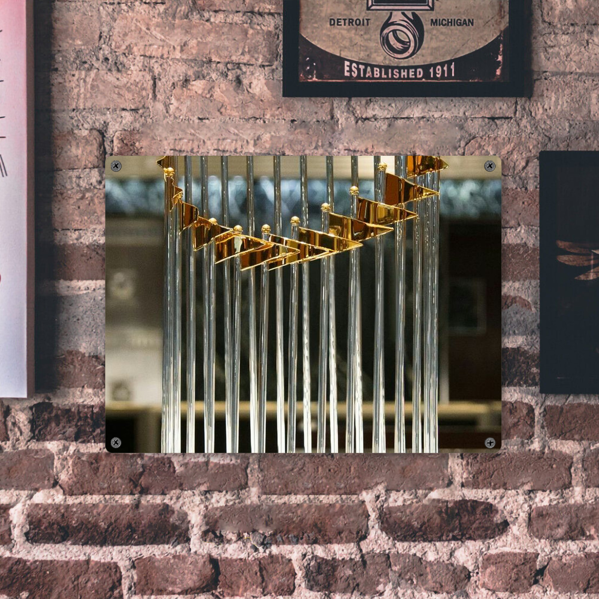  Vintage Metal Tin Sign 16x12 – Full-Print Iron Wall Decor – Durable, Fade-Resistant – Easy To Hang – Ideal For Home, Bar, Kitchen & Office Decor