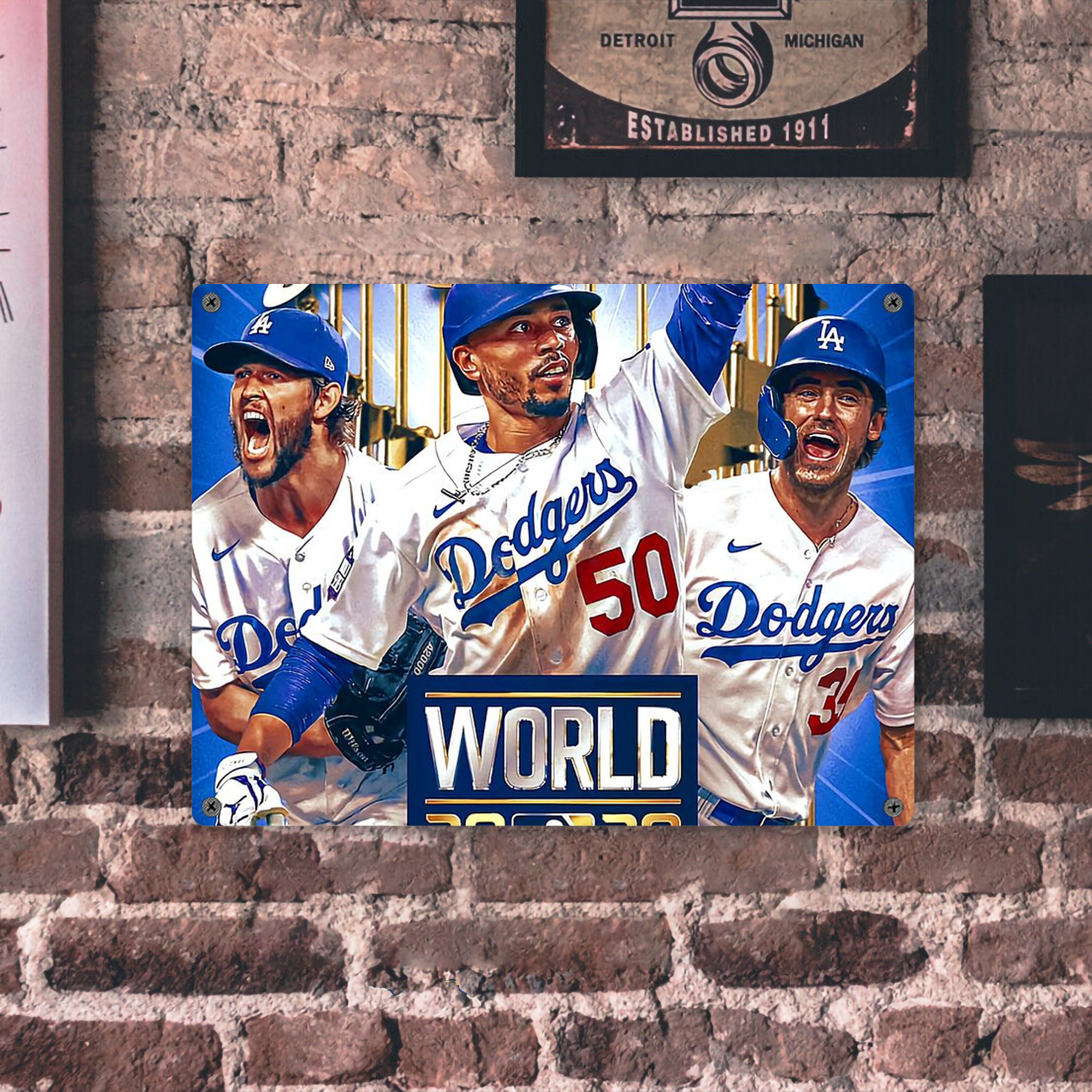  Vintage Metal Tin Sign 16x12 – Full-Print Iron Wall Decor – Durable, Fade-Resistant – Easy To Hang – Ideal For Home, Bar, Kitchen & Office Decor