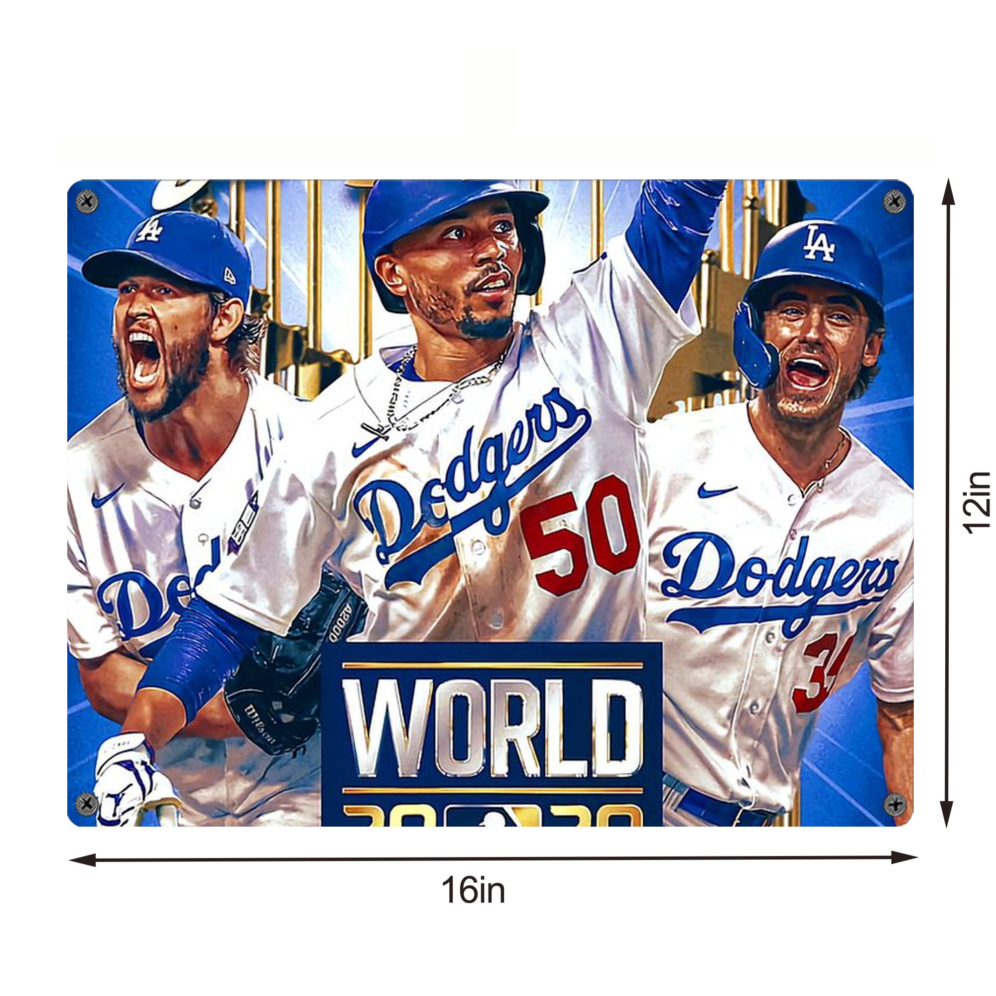  Vintage Metal Tin Sign 16x12 – Full-Print Iron Wall Decor – Durable, Fade-Resistant – Easy To Hang – Ideal For Home, Bar, Kitchen & Office Decor