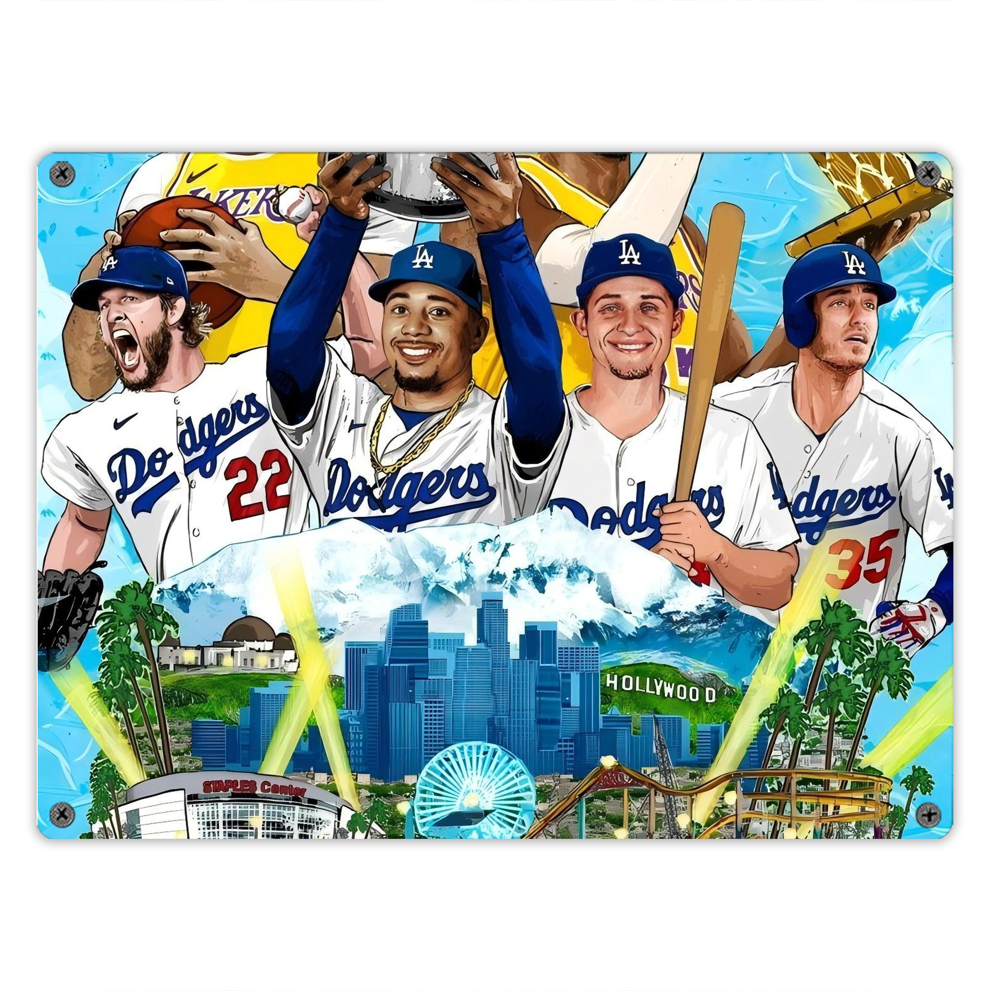  Vintage Metal Tin Sign 16x12 – Full-Print Iron Wall Decor – Durable, Fade-Resistant – Easy To Hang – Ideal For Home, Bar, Kitchen & Office Decor