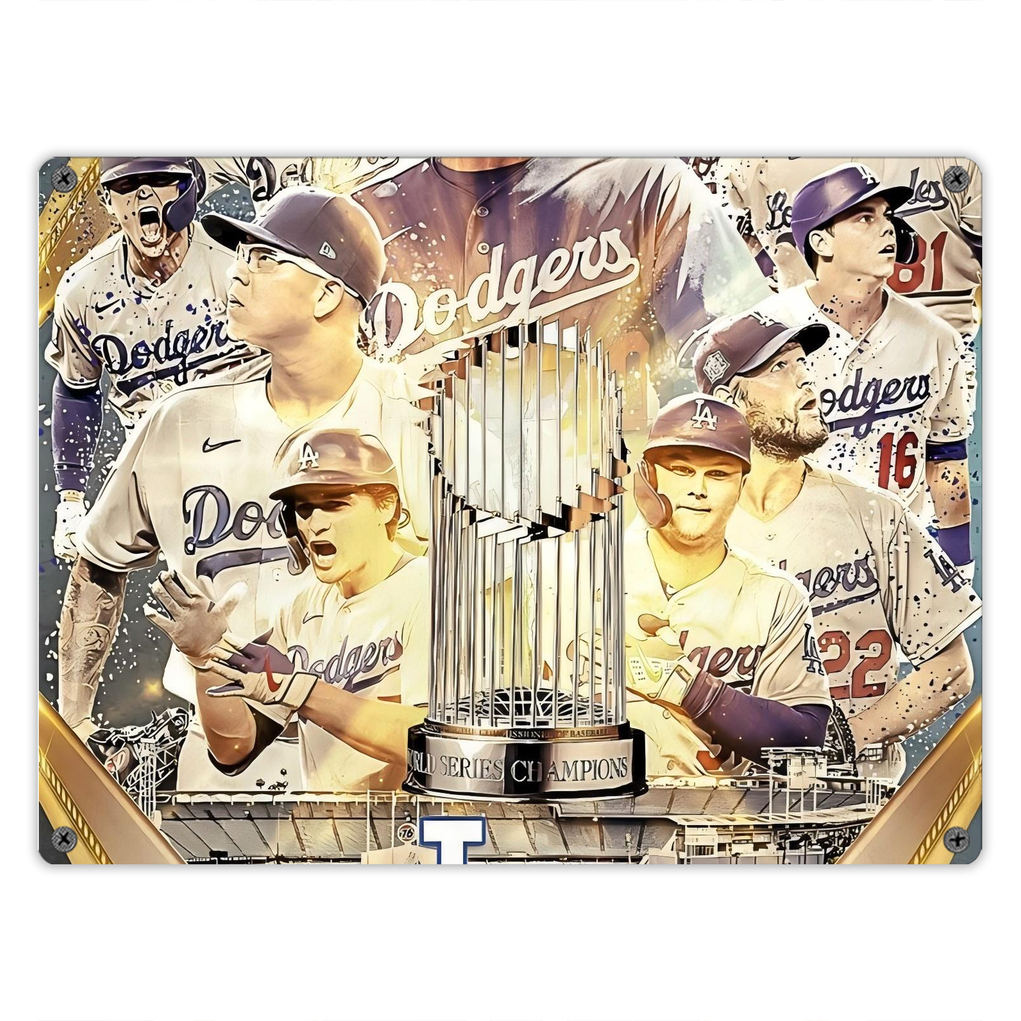  Vintage Metal Tin Sign 16x12 – Full-Print Iron Wall Decor – Durable, Fade-Resistant – Easy To Hang – Ideal For Home, Bar, Kitchen & Office Decor