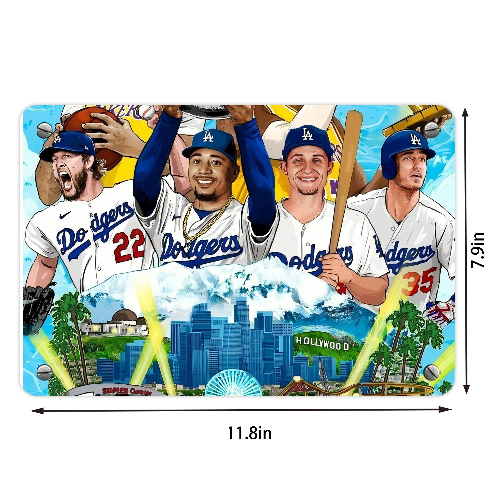  Metal Tin Sign 12x8inch - Premium Full-Print Decorative Wall Art, Durable Rust-Resistant Metal Plaque For Living Room, Bedroom, Kitchen, Office, Bar Décor