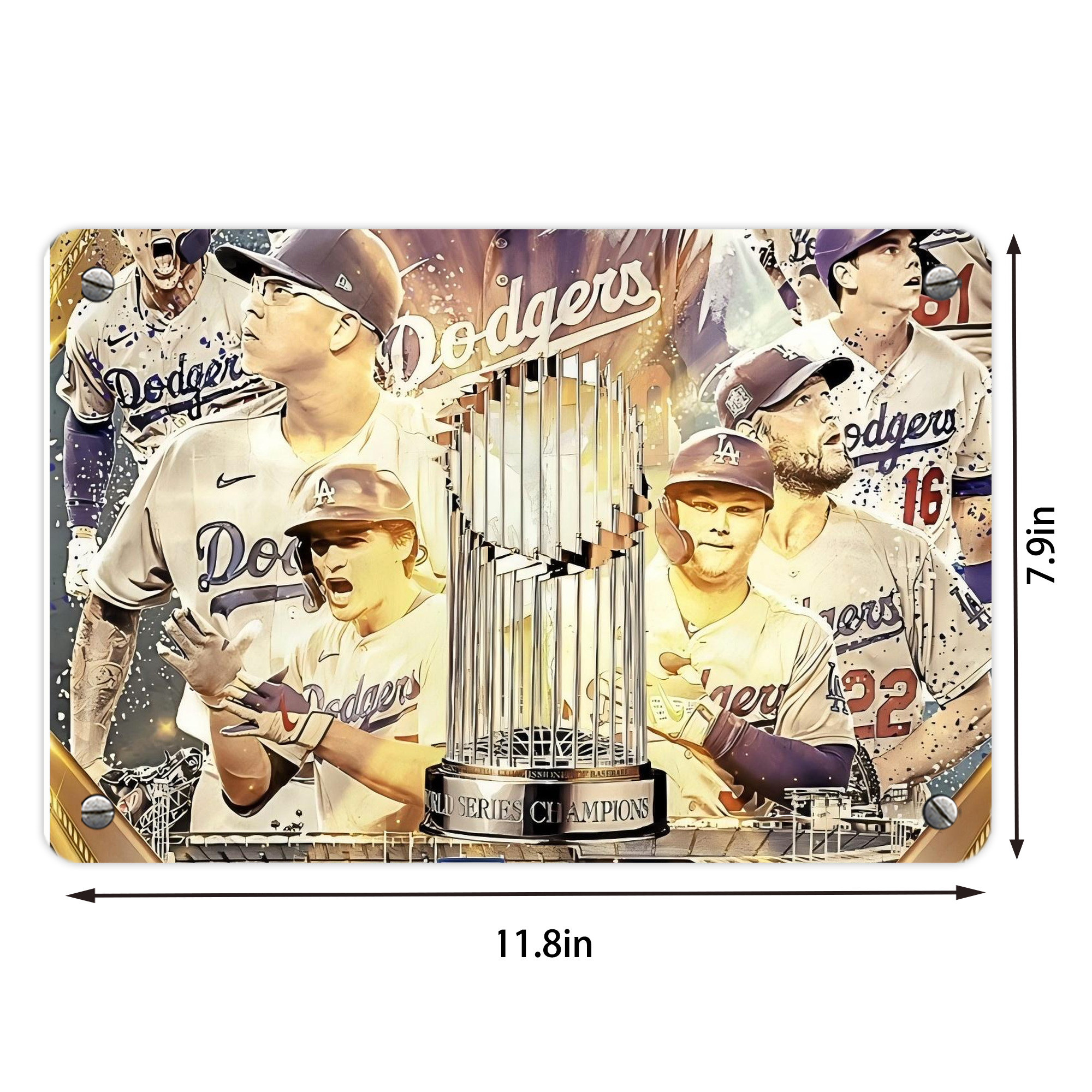  Metal Tin Sign 12x8inch - Premium Full-Print Decorative Wall Art, Durable Rust-Resistant Metal Plaque For Living Room, Bedroom, Kitchen, Office, Bar Décor