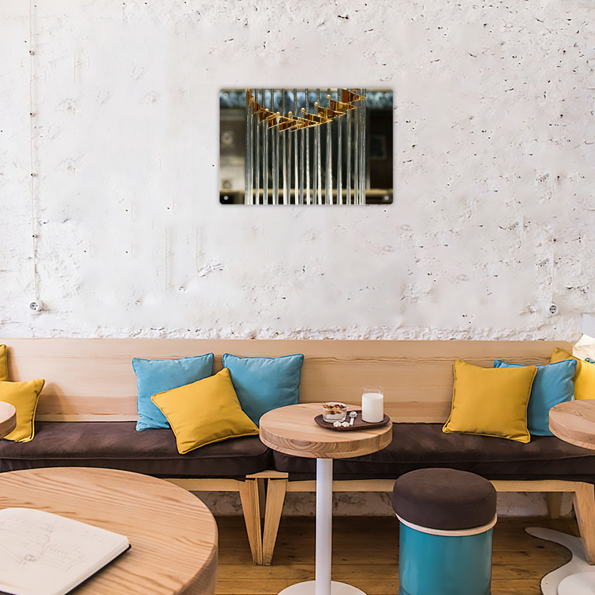  Decorative Aluminum Plaque – Horizontal Design – Durable, Stylish, Easy To Install – Ideal For Home, Office, Bar, And More