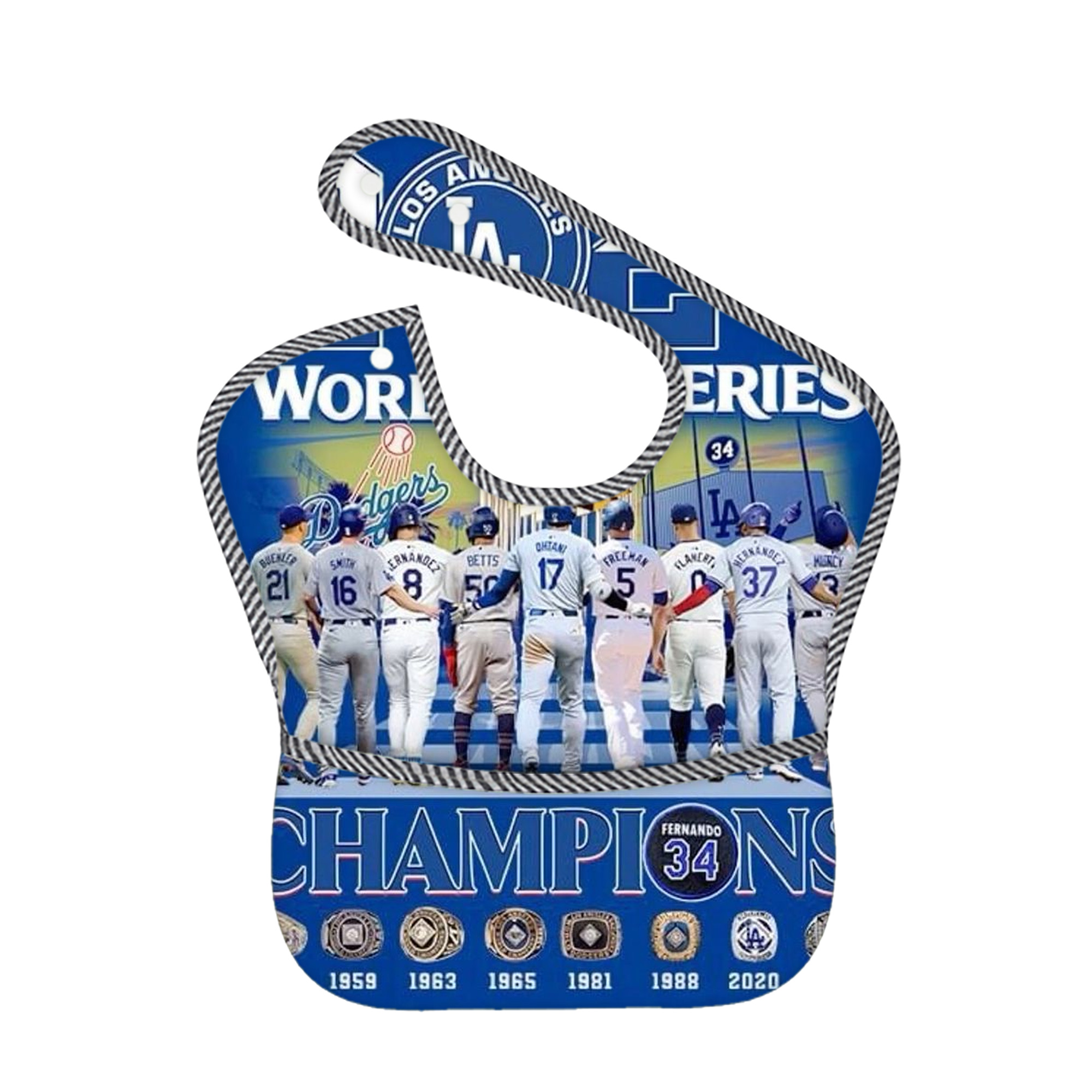  Adjustable Waterproof Toddler Bib – Full-Print Durable Polyester – Foldable Crumb Pocket – Easy Snap Closure – Soft