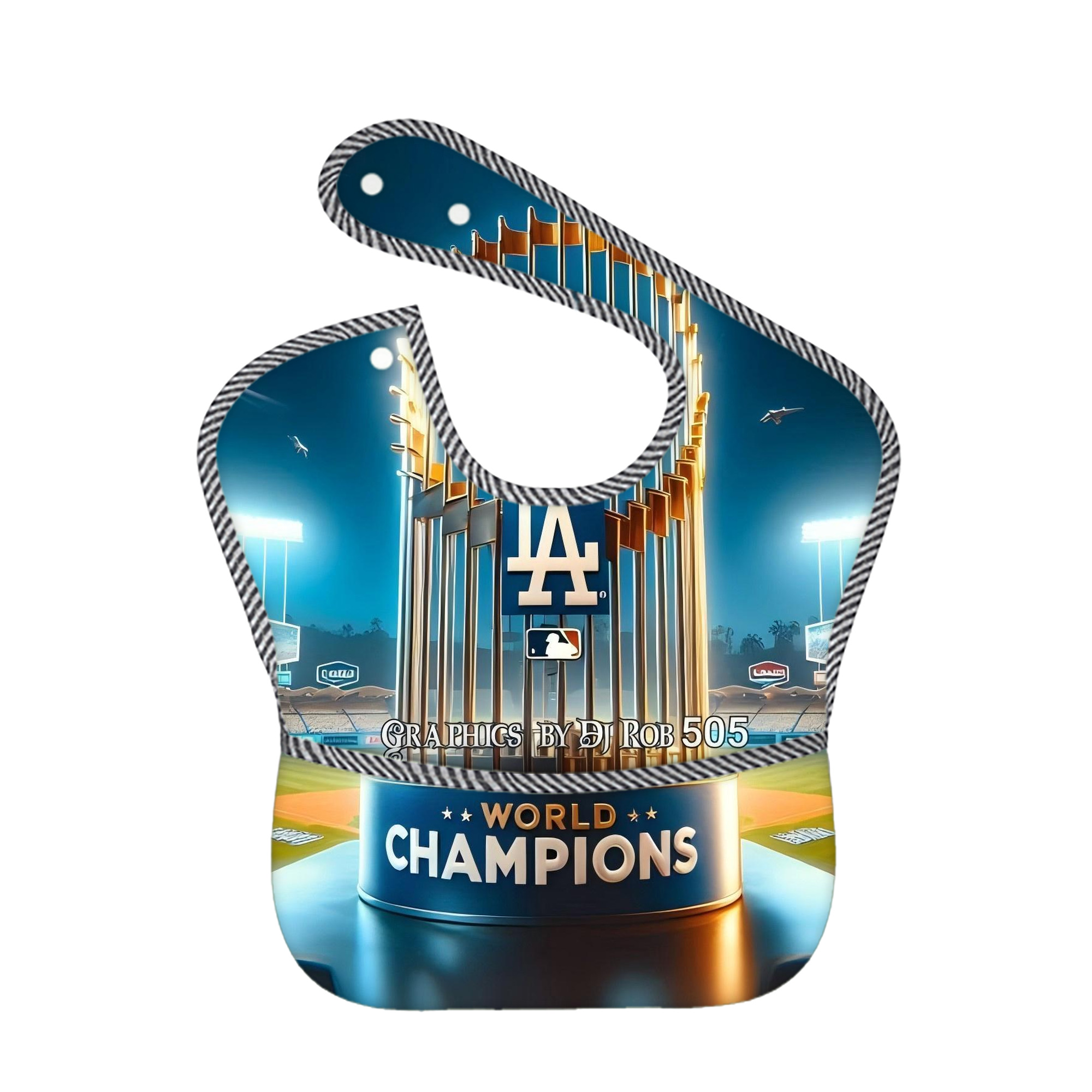  Adjustable Waterproof Toddler Bib – Full-Print Durable Polyester – Foldable Crumb Pocket – Easy Snap Closure – Soft