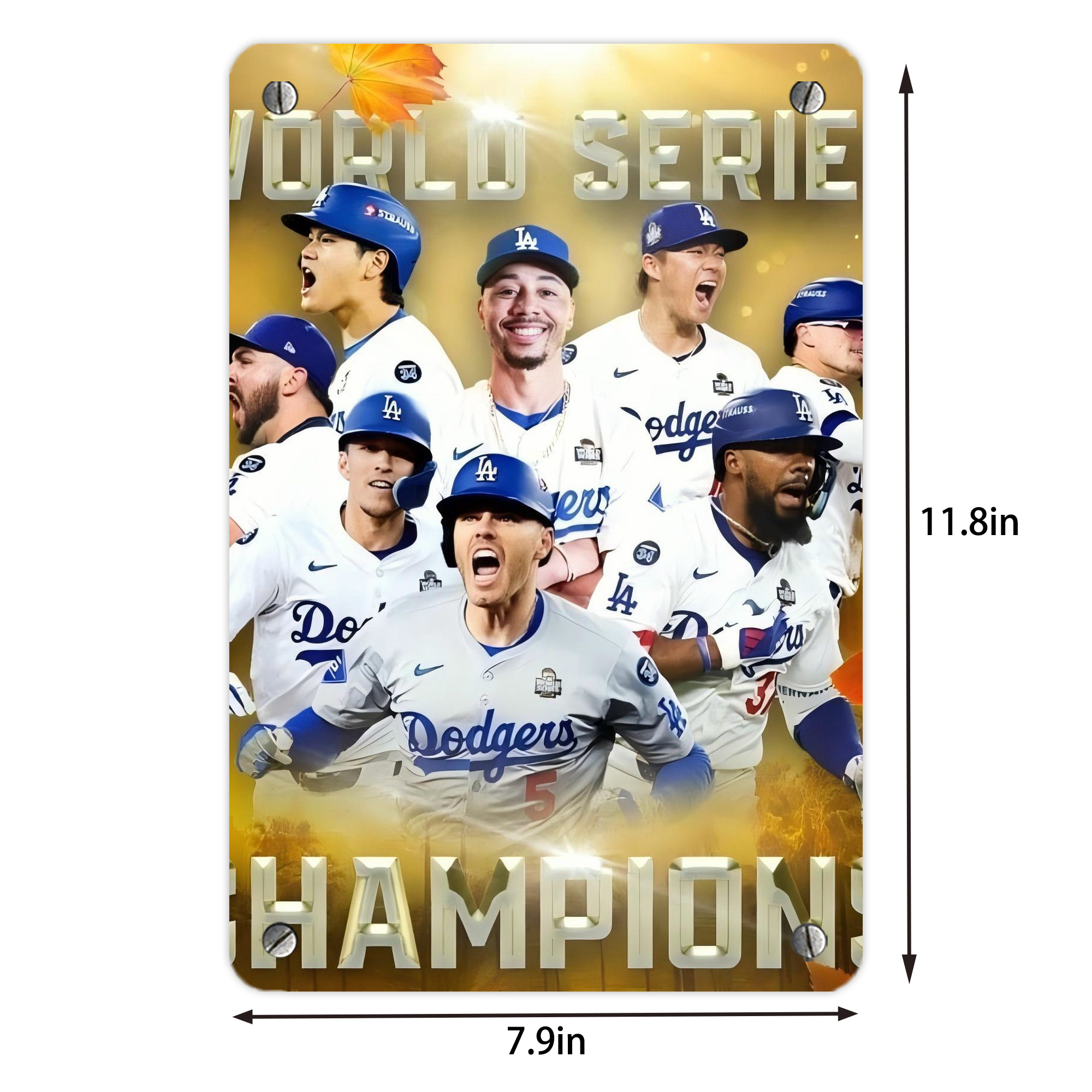  Metal Tin Sign 8x12inch - High-Quality Full-Print Decorative Wall Art, Durable Rust-Resistant Metal Plaque For Living Room, Bedroom, Kitchen, Office, Bar Décor