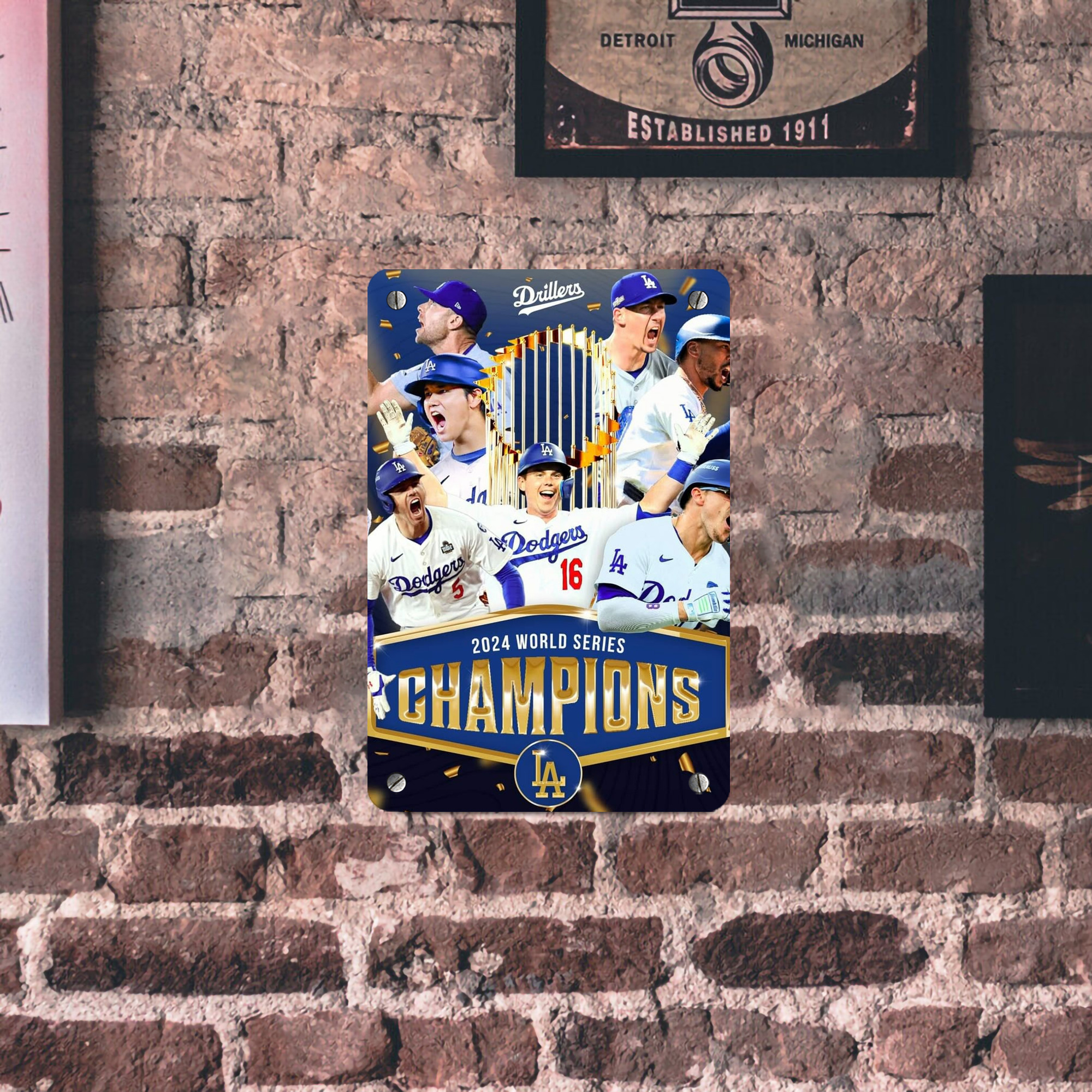  Metal Tin Sign 8x12inch - High-Quality Full-Print Decorative Wall Art, Durable Rust-Resistant Metal Plaque For Living Room, Bedroom, Kitchen, Office, Bar Décor