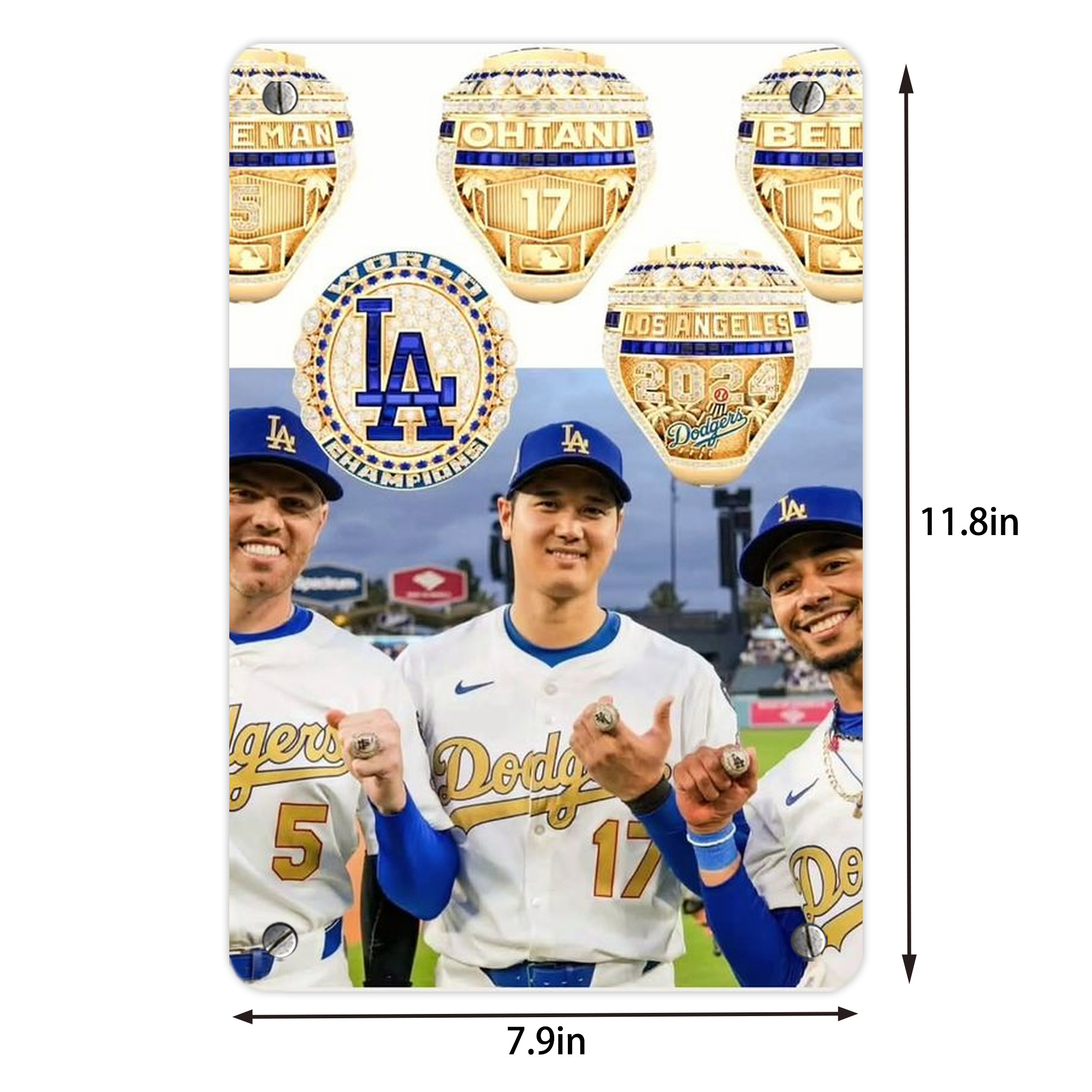  Metal Tin Sign 8x12inch - High-Quality Full-Print Decorative Wall Art, Durable Rust-Resistant Metal Plaque For Living Room, Bedroom, Kitchen, Office, Bar Décor