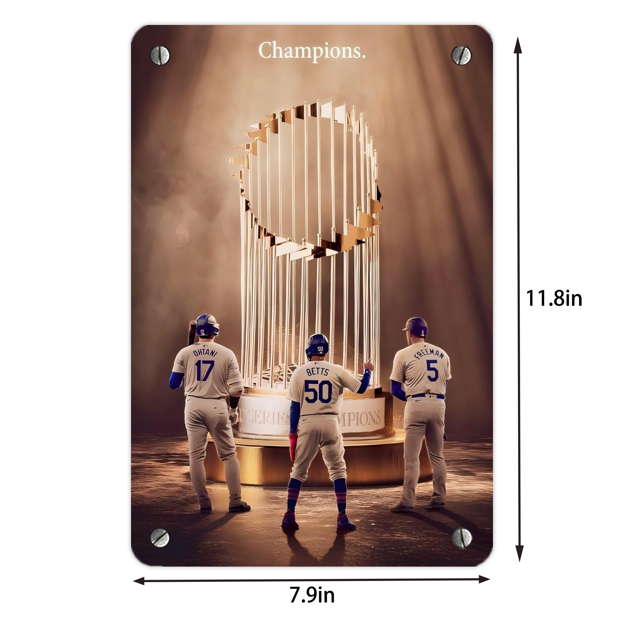  Metal Tin Sign 8x12inch - High-Quality Full-Print Decorative Wall Art, Durable Rust-Resistant Metal Plaque For Living Room, Bedroom, Kitchen, Office, Bar Décor