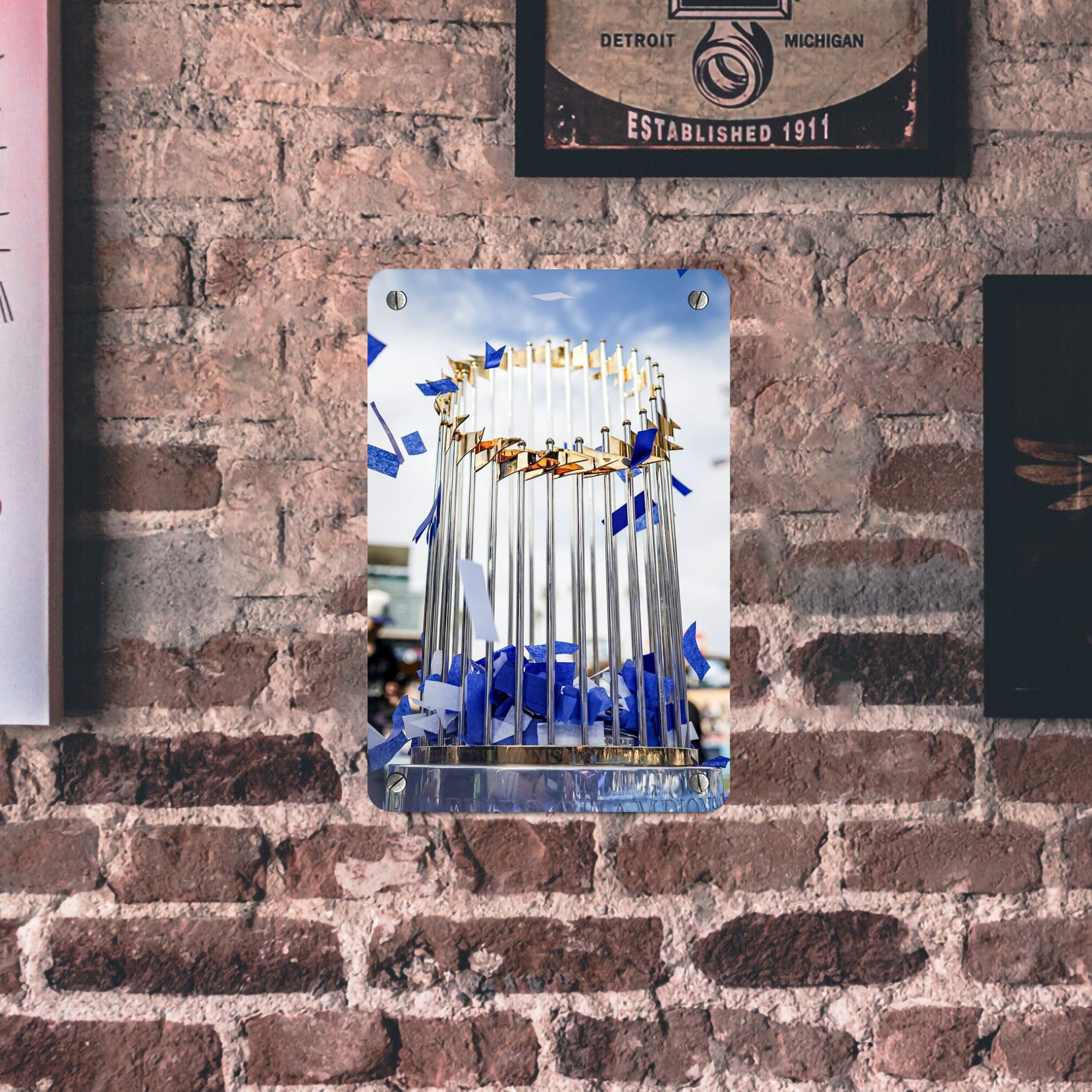  Metal Tin Sign 8x12inch - High-Quality Full-Print Decorative Wall Art, Durable Rust-Resistant Metal Plaque For Living Room, Bedroom, Kitchen, Office, Bar Décor