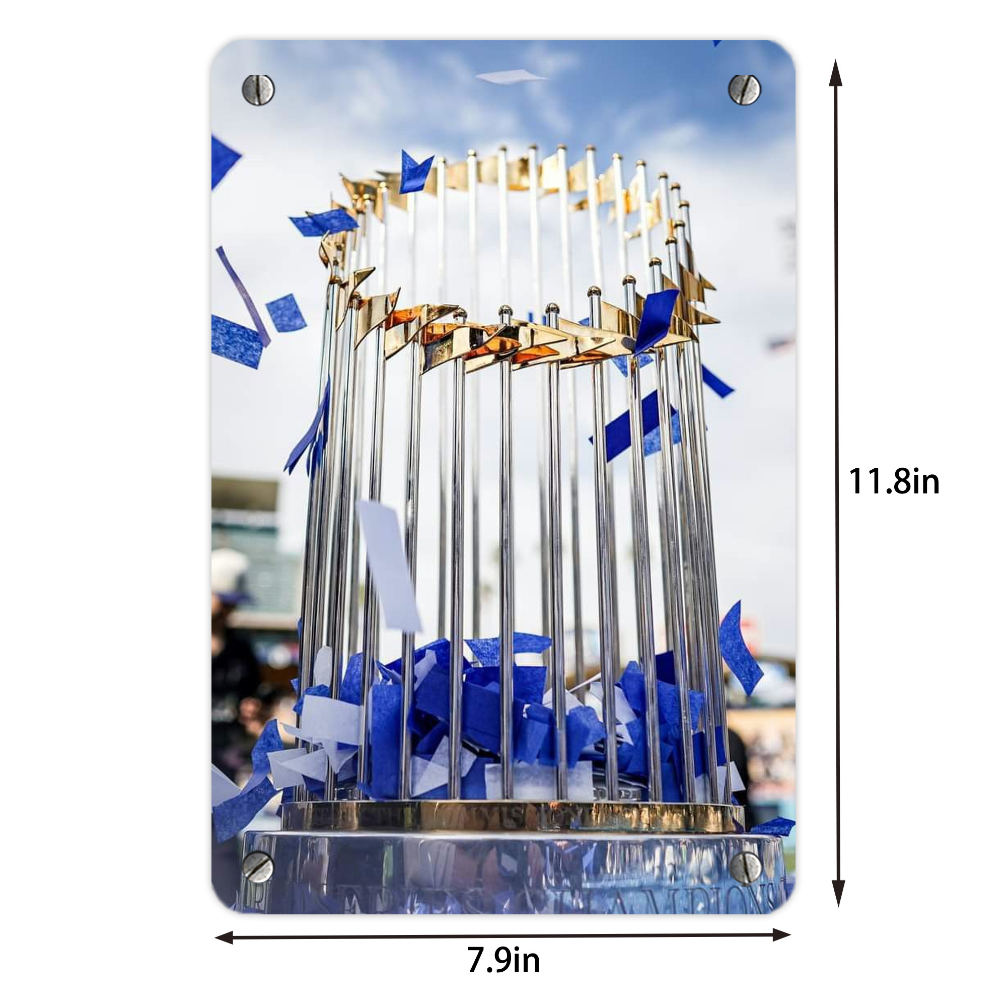  Metal Tin Sign 8x12inch - High-Quality Full-Print Decorative Wall Art, Durable Rust-Resistant Metal Plaque For Living Room, Bedroom, Kitchen, Office, Bar Décor