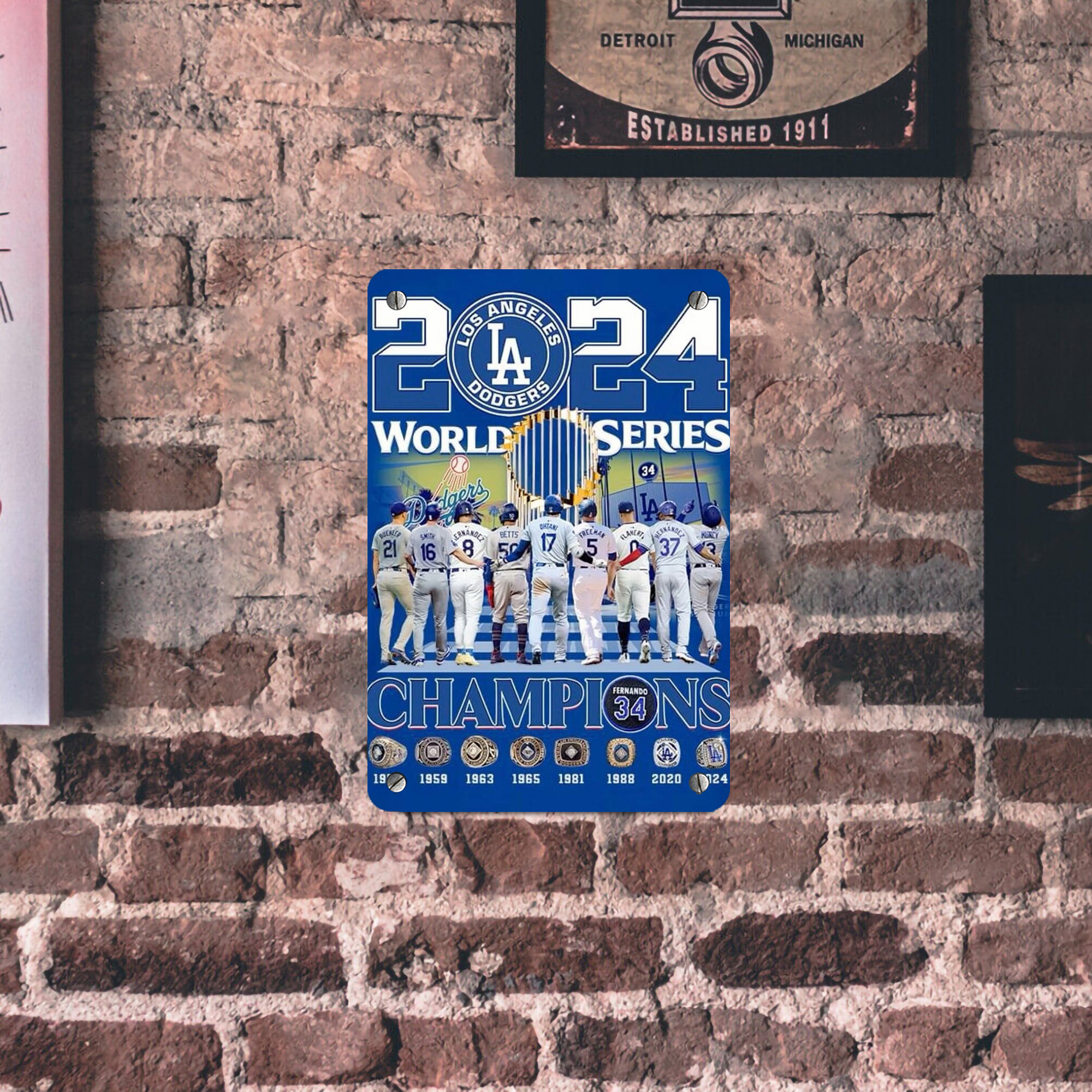  Metal Tin Sign 8x12inch - High-Quality Full-Print Decorative Wall Art, Durable Rust-Resistant Metal Plaque For Living Room, Bedroom, Kitchen, Office, Bar Décor