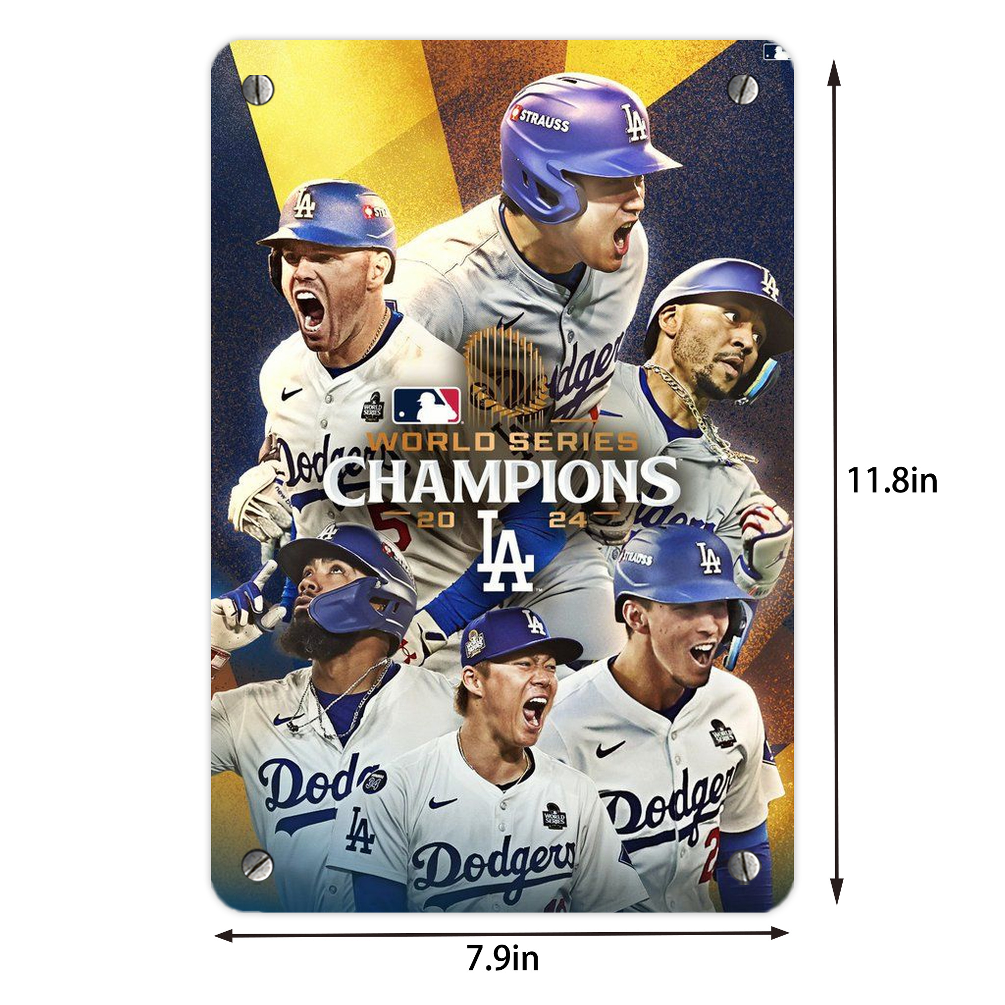  Metal Tin Sign 8x12inch - High-Quality Full-Print Decorative Wall Art, Durable Rust-Resistant Metal Plaque For Living Room, Bedroom, Kitchen, Office, Bar Décor