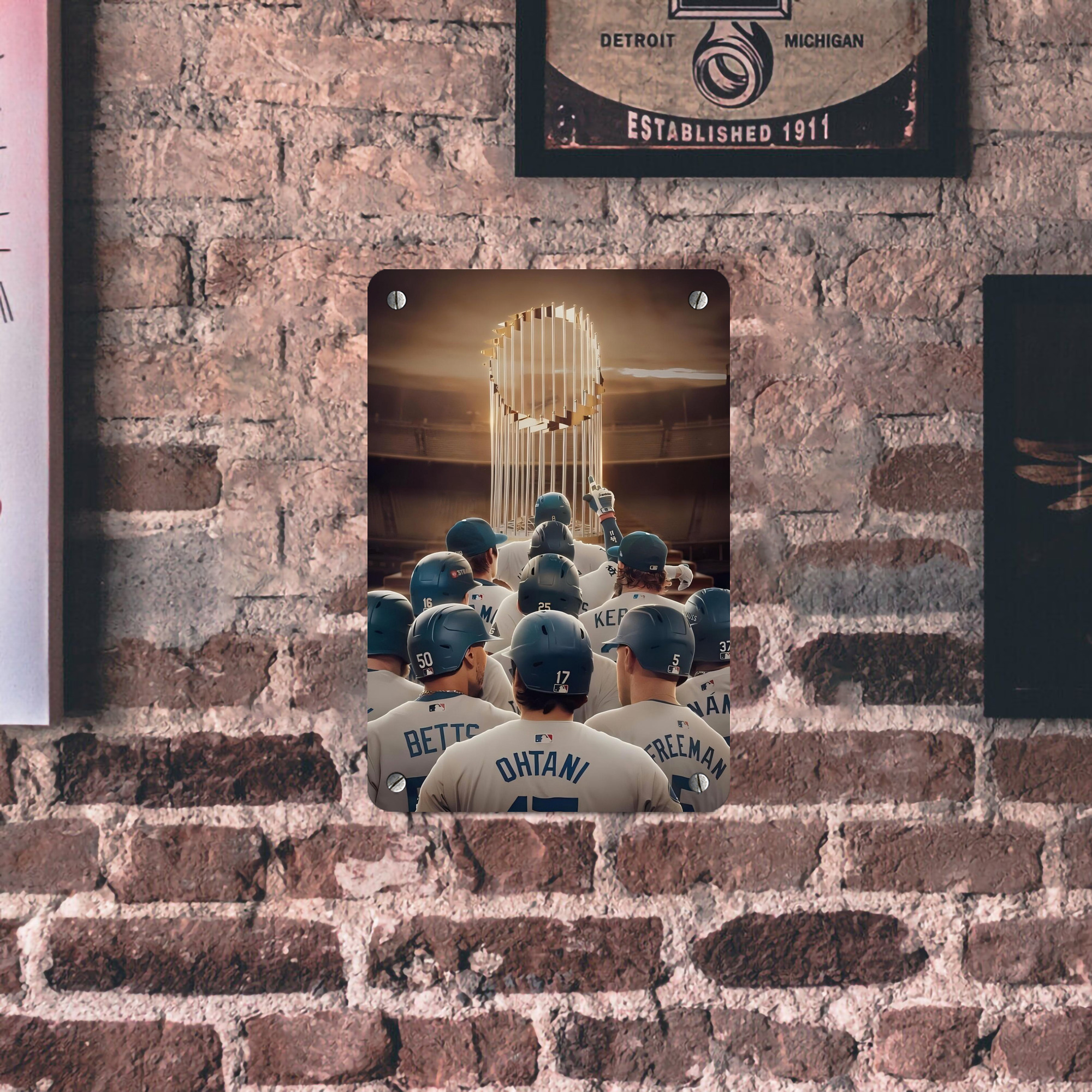  Metal Tin Sign 8x12inch - High-Quality Full-Print Decorative Wall Art, Durable Rust-Resistant Metal Plaque For Living Room, Bedroom, Kitchen, Office, Bar Décor