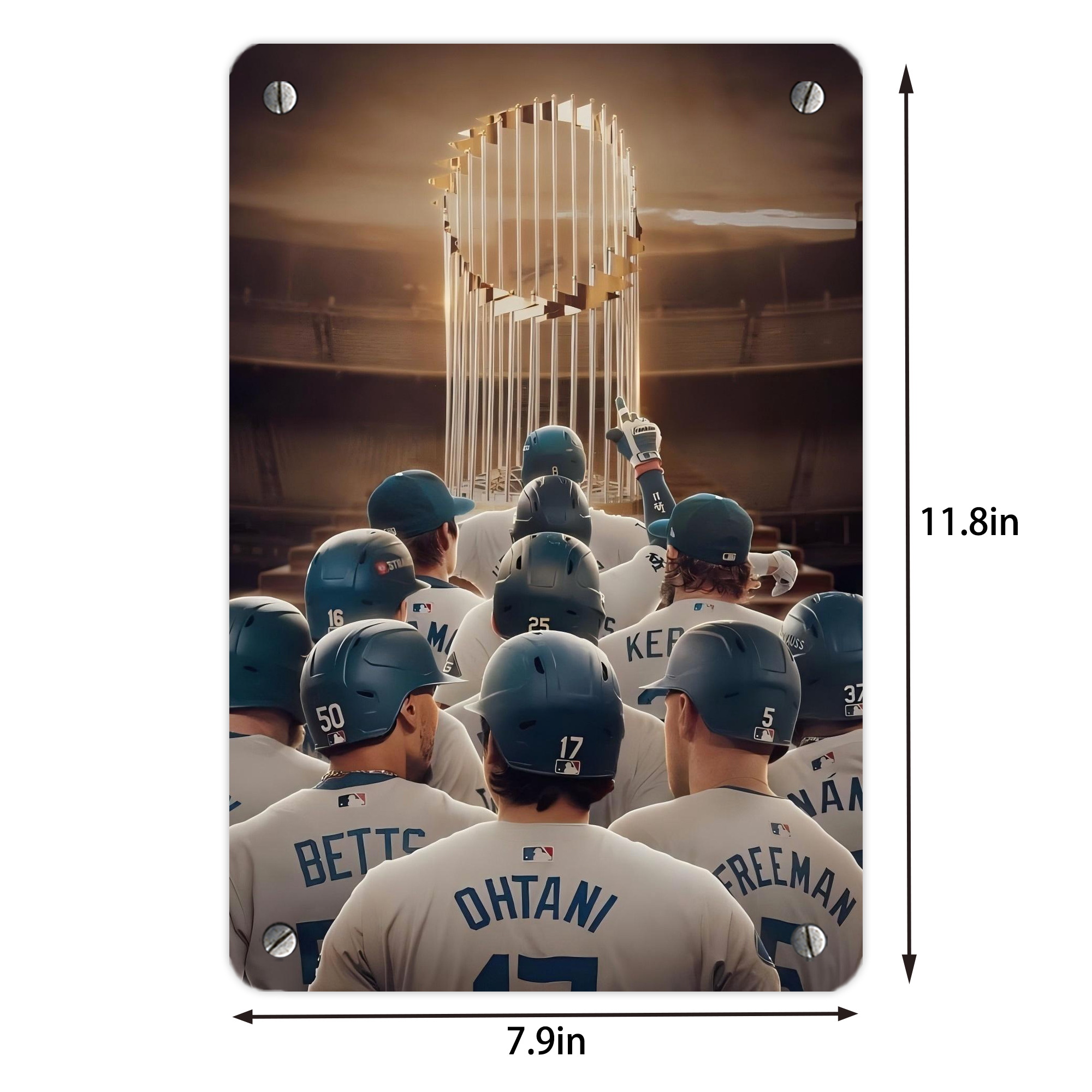  Metal Tin Sign 8x12inch - High-Quality Full-Print Decorative Wall Art, Durable Rust-Resistant Metal Plaque For Living Room, Bedroom, Kitchen, Office, Bar Décor