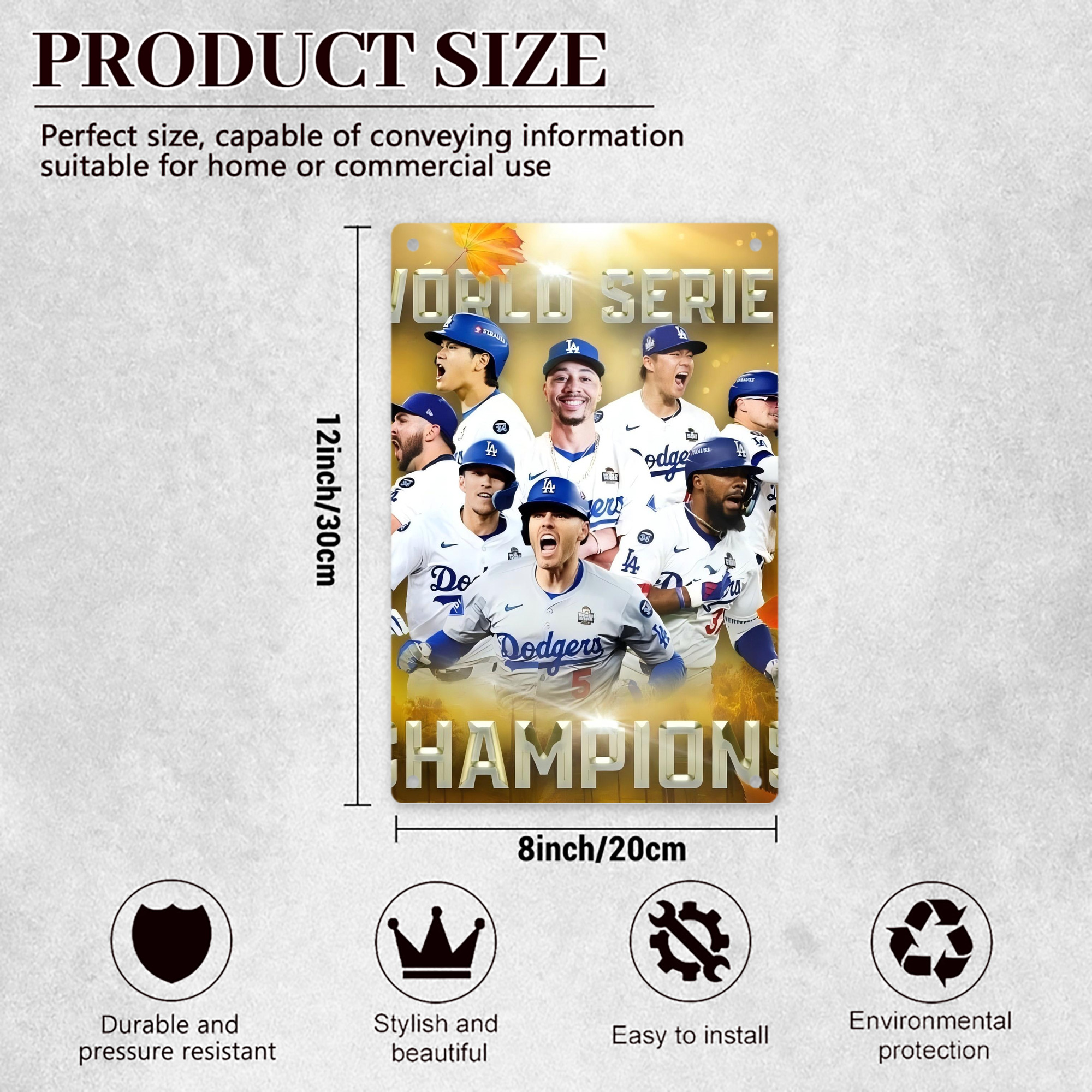  8x12inch Vertical Aluminum Sign - Durable Fade-Resistant Indoor/Outdoor Safety & Information Plaque For Office, Hotel, Restaurant, Bar, Public Spaces