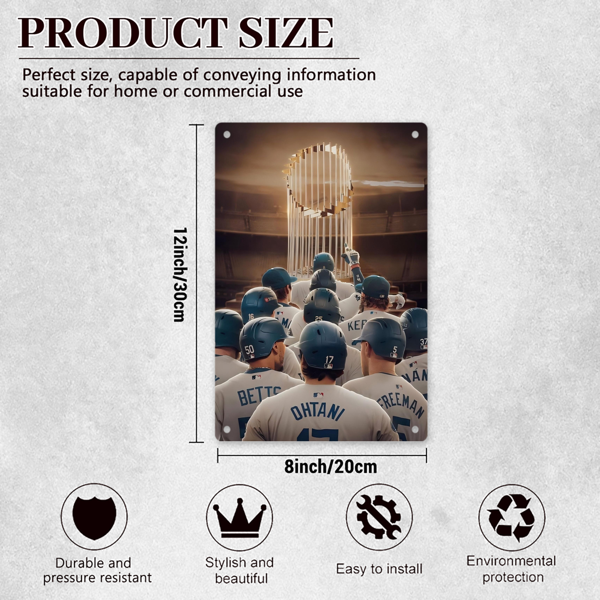  8x12inch Vertical Aluminum Sign - Durable Fade-Resistant Indoor/Outdoor Safety & Information Plaque For Office, Hotel, Restaurant, Bar, Public Spaces