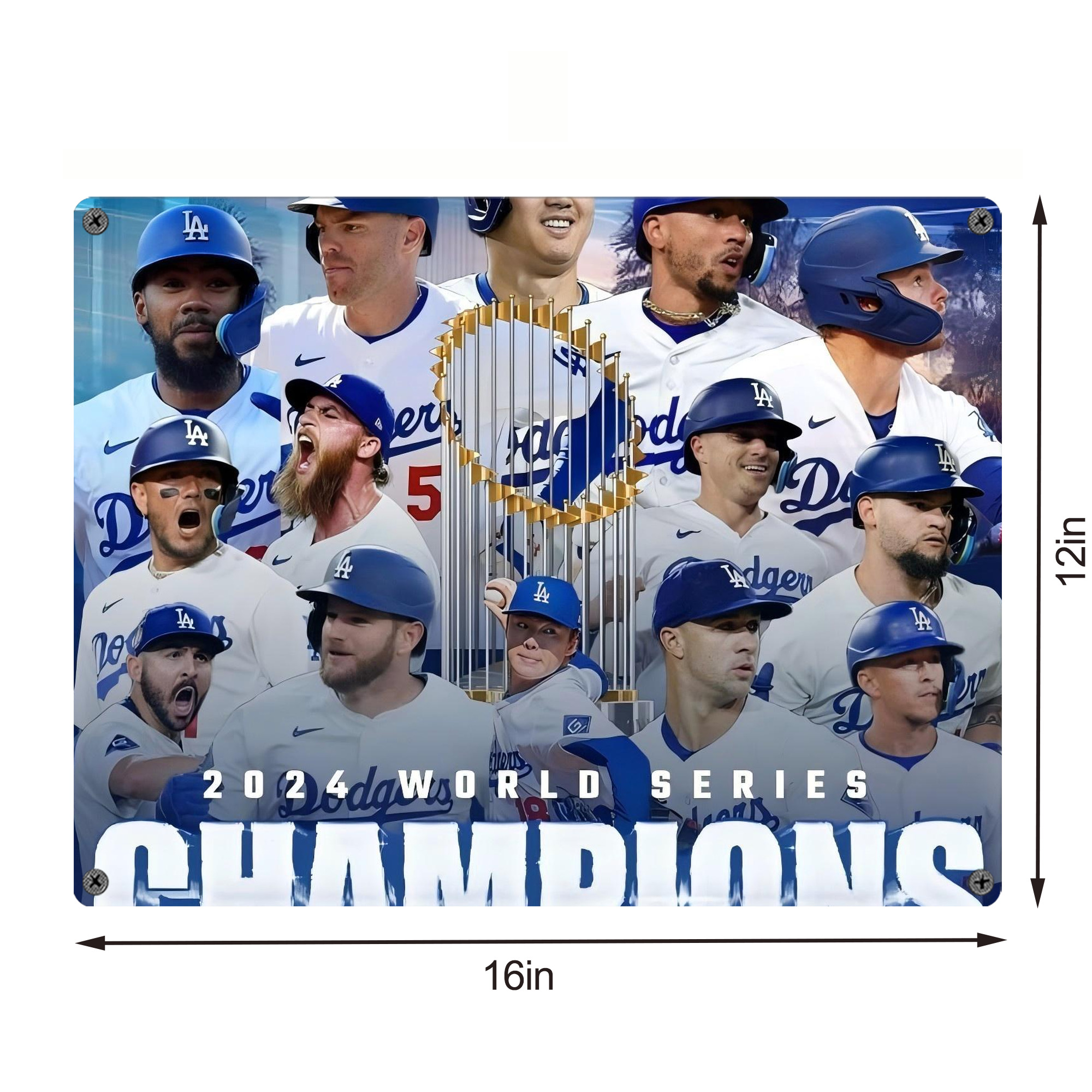  Vintage Metal Tin Sign 16x12 – Full-Print Iron Wall Decor – Durable, Fade-Resistant – Easy To Hang – Ideal For Home, Bar, Kitchen & Office Decor