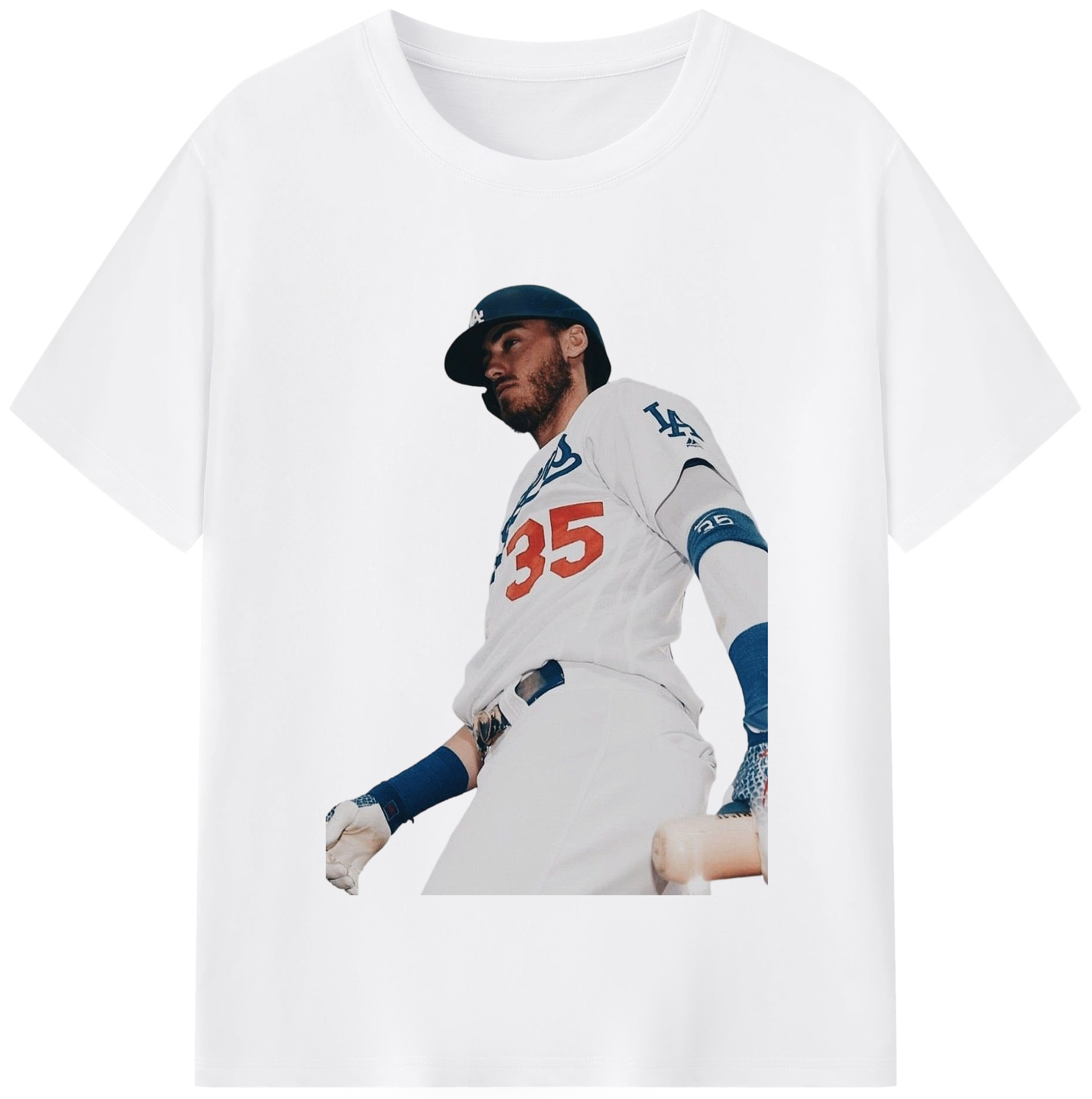  Combed Cotton T-Shirt 180g With Front Heat Transfer Print – Soft, Lightweight, Fitted Design – Stylish Casual Wear For Sports & Everyday Use