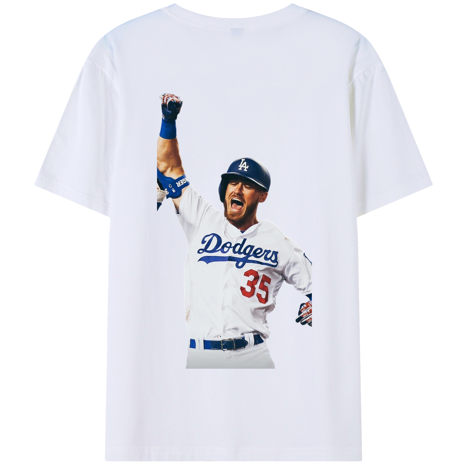  180g Combed Cotton T-Shirt With Back Heat Transfer Print – Soft, Lightweight, Fitted Design – Stylish Casual Wear For Sports & Everyday Use