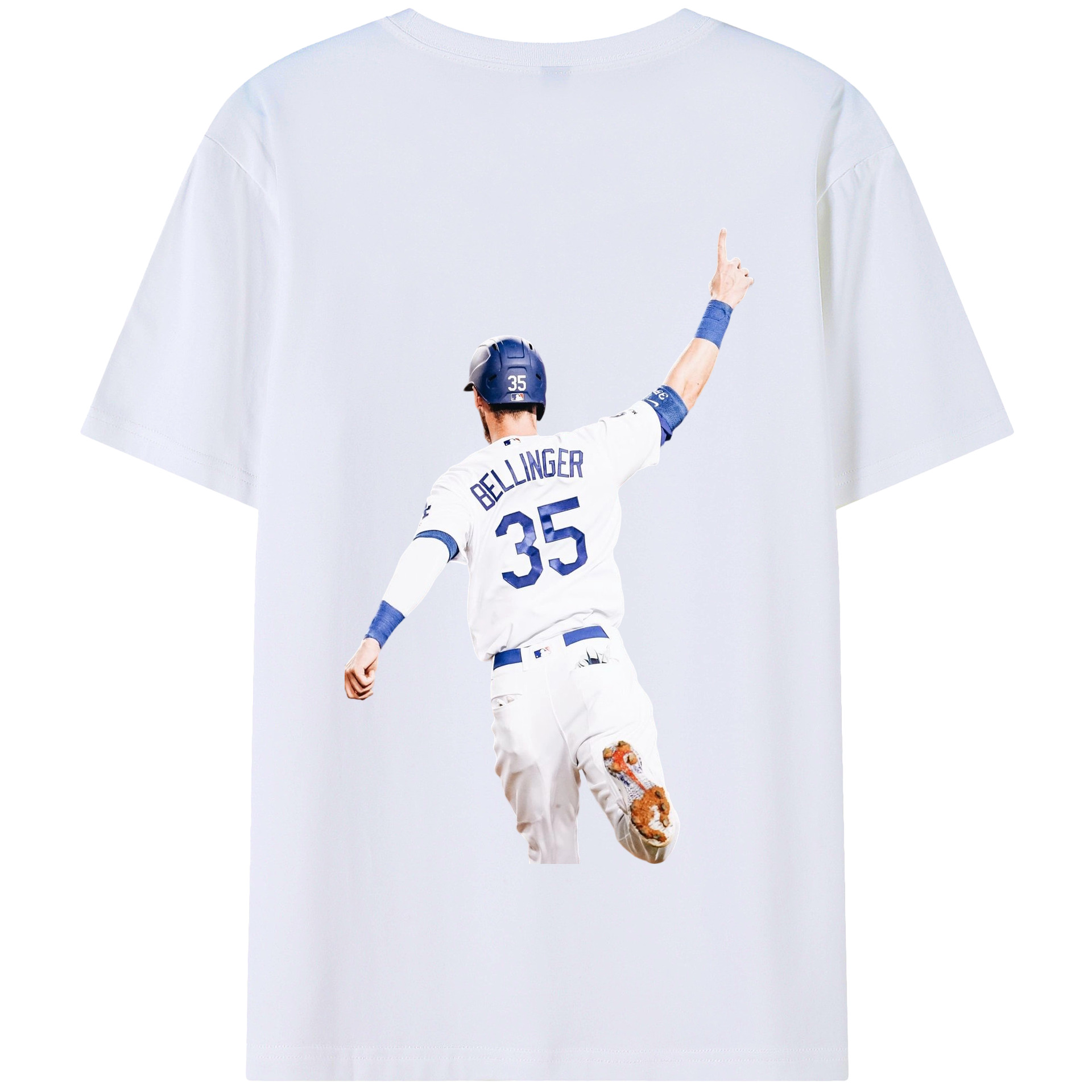  180g Combed Cotton T-Shirt With Back Heat Transfer Print – Soft, Lightweight, Fitted Design – Stylish Casual Wear For Sports & Everyday Use