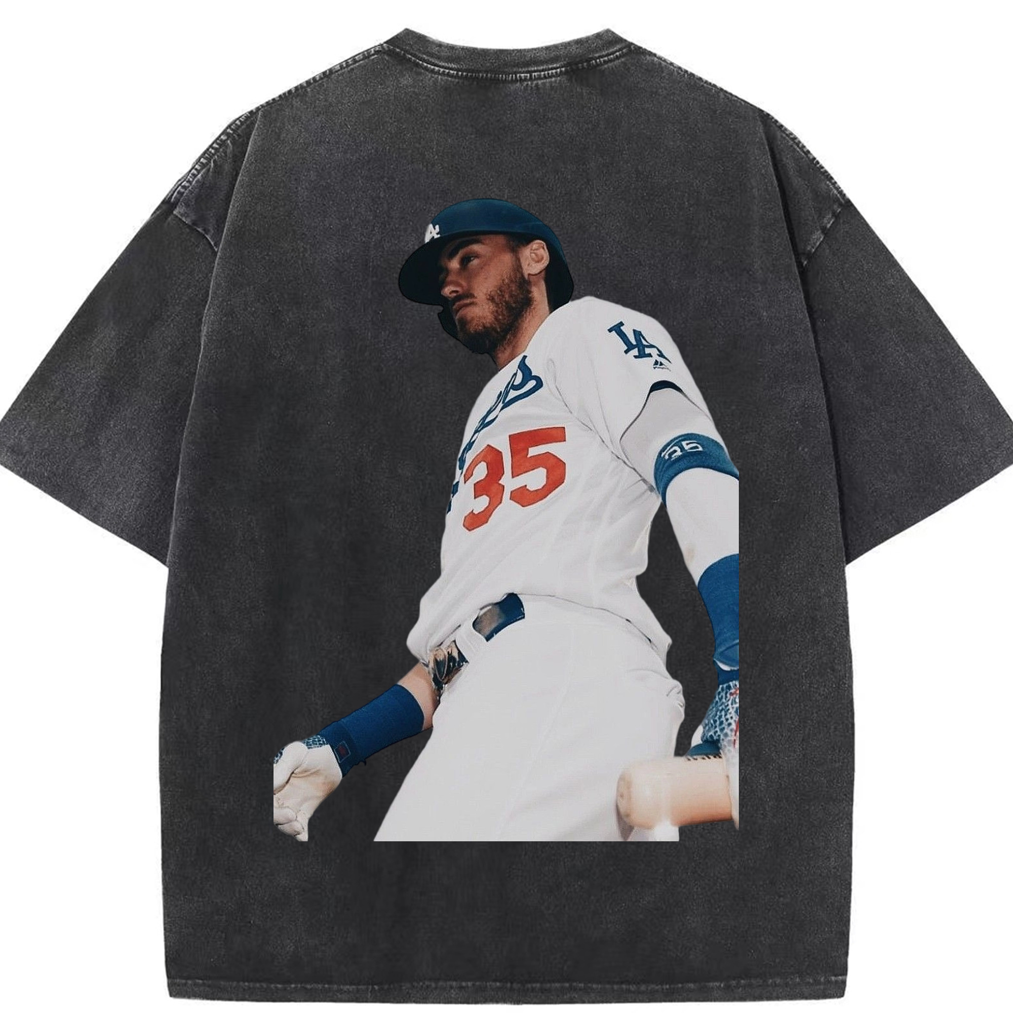  Washed Vintage 230g Cotton Oversized T-Shirt With Back Heat Transfer Print – Soft, Lightweight & Stylish – Comfortable Casual Wear For Sports & Everyday Use