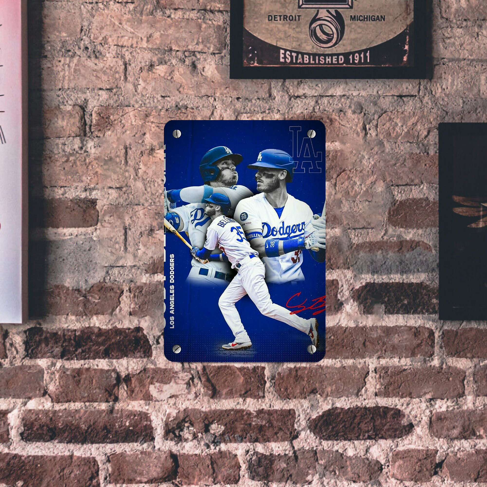  Metal Tin Sign 8x12inch - High-Quality Full-Print Decorative Wall Art, Durable Rust-Resistant Metal Plaque For Living Room, Bedroom, Kitchen, Office, Bar Décor