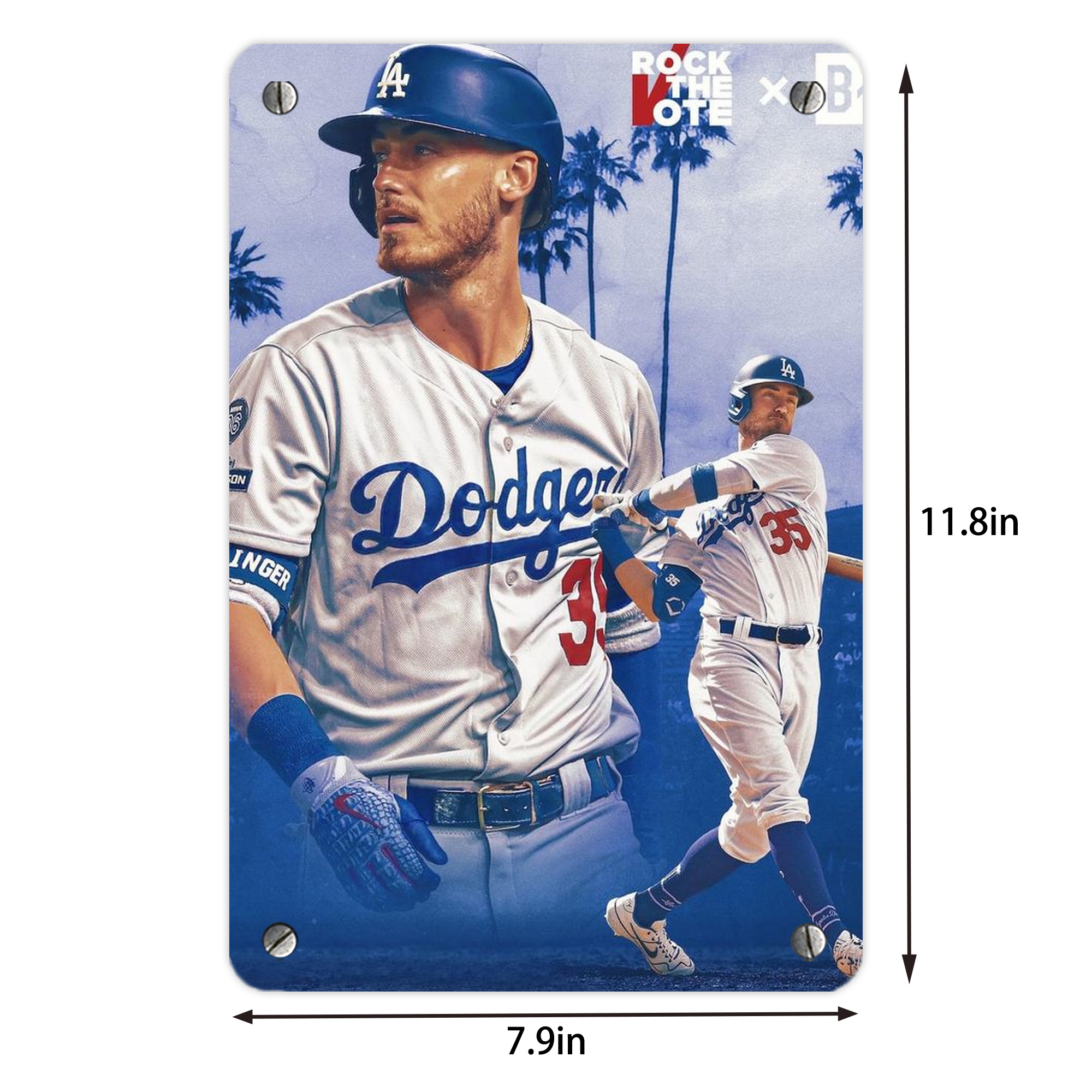  Metal Tin Sign 8x12inch - High-Quality Full-Print Decorative Wall Art, Durable Rust-Resistant Metal Plaque For Living Room, Bedroom, Kitchen, Office, Bar Décor