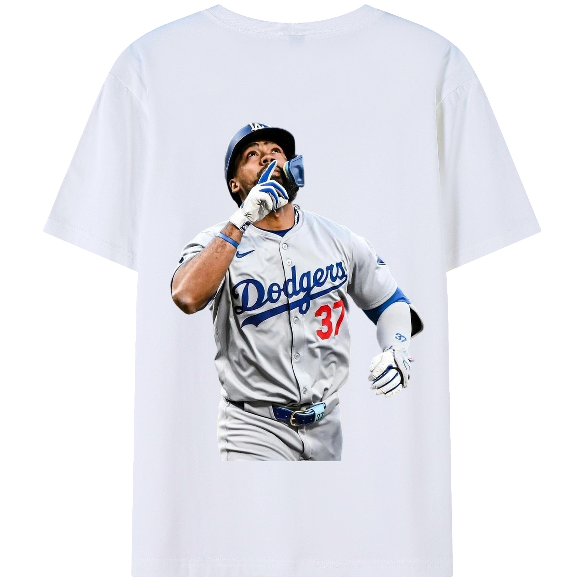  180g Combed Cotton T-Shirt With Back Heat Transfer Print – Soft, Lightweight, Fitted Design – Stylish Casual Wear For Sports & Everyday Use