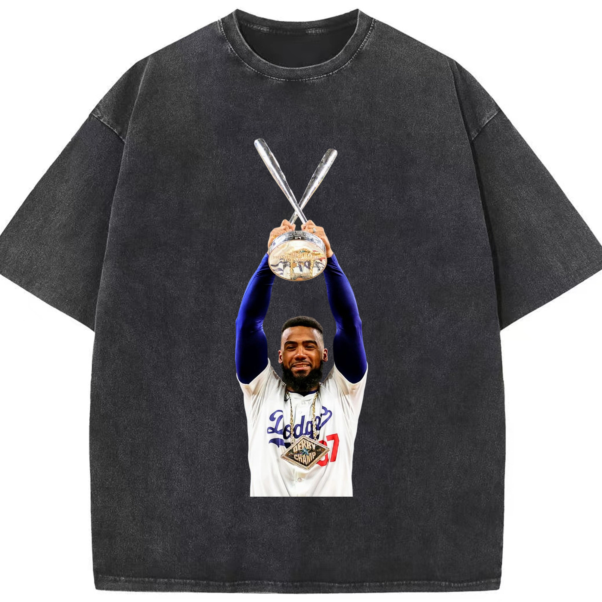  Washed Vintage Look 230g Cotton Oversized T-Shirt With Front Heat Transfer Print – Soft, Lightweight, Stylish Fit – Comfortable Casual Wear For Sports & Everyday Use