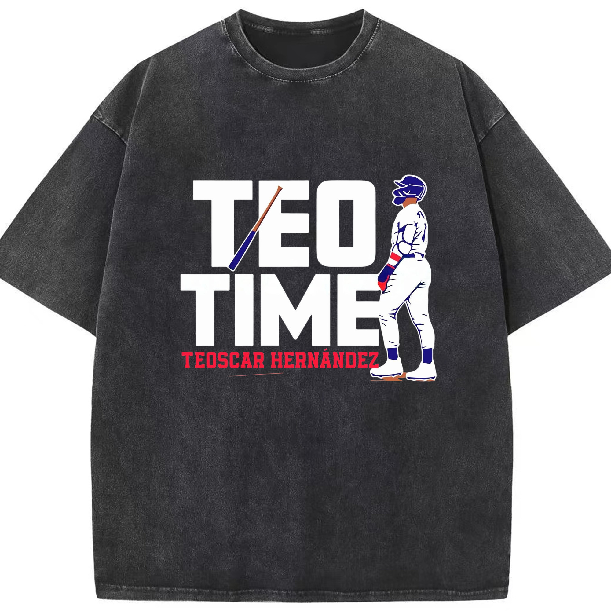  Washed Vintage Look 230g Cotton Oversized T-Shirt With Front Heat Transfer Print – Soft, Lightweight, Stylish Fit – Comfortable Casual Wear For Sports & Everyday Use