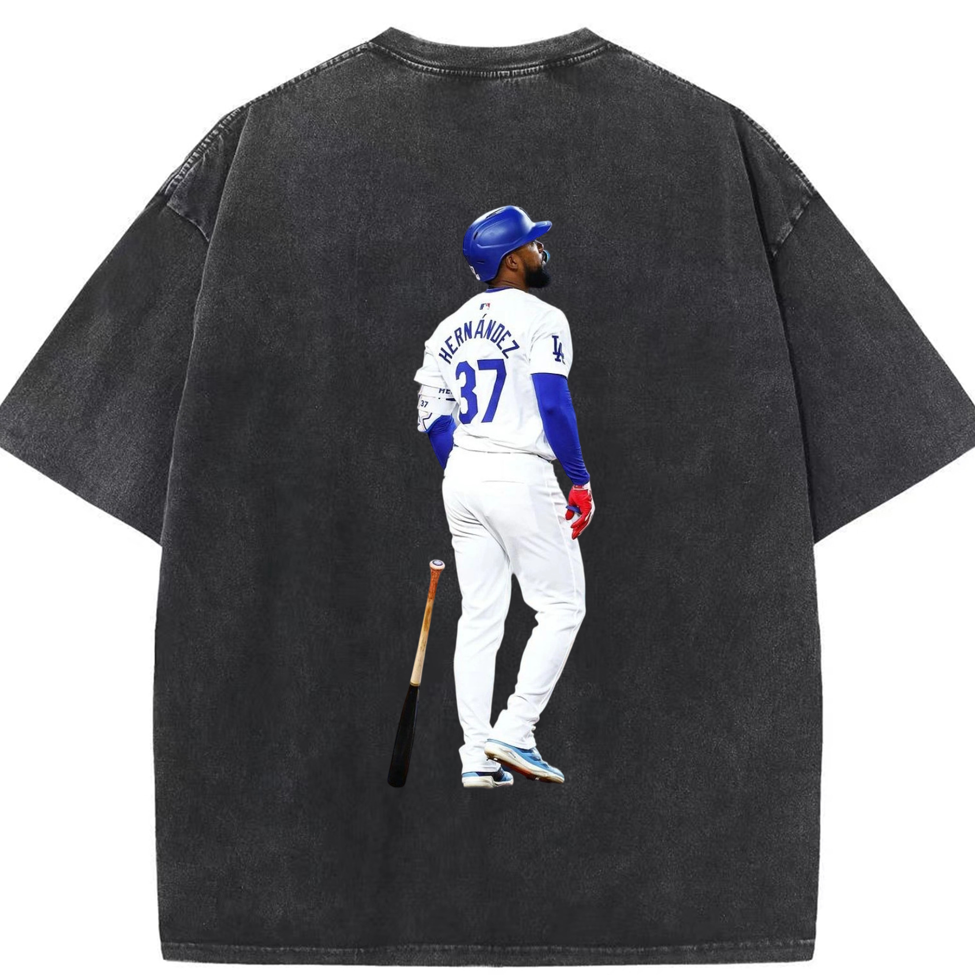  Washed Vintage 230g Cotton Oversized T-Shirt With Back Heat Transfer Print – Soft, Lightweight & Stylish – Comfortable Casual Wear For Sports & Everyday Use