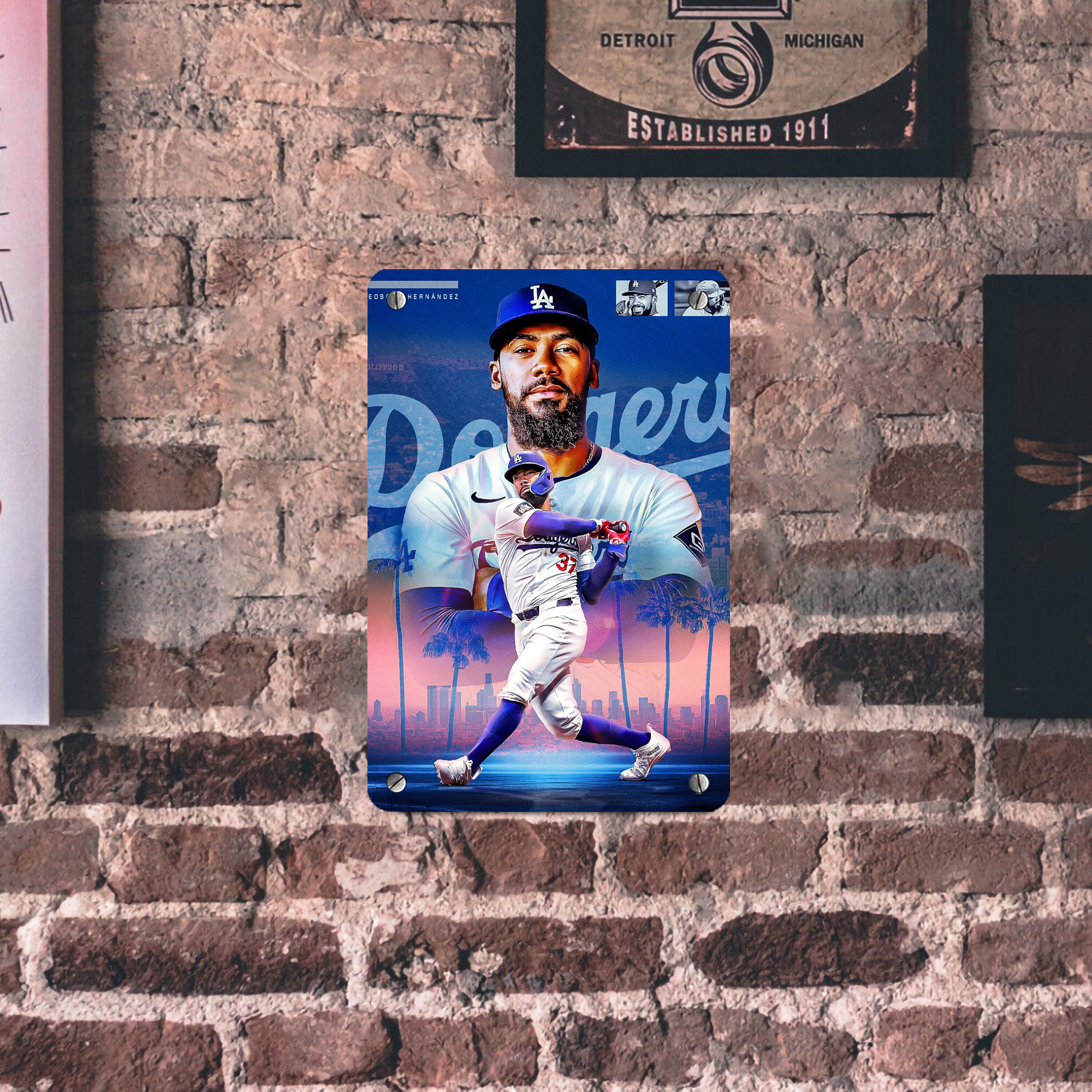  Metal Tin Sign 8x12inch - High-Quality Full-Print Decorative Wall Art, Durable Rust-Resistant Metal Plaque For Living Room, Bedroom, Kitchen, Office, Bar Décor