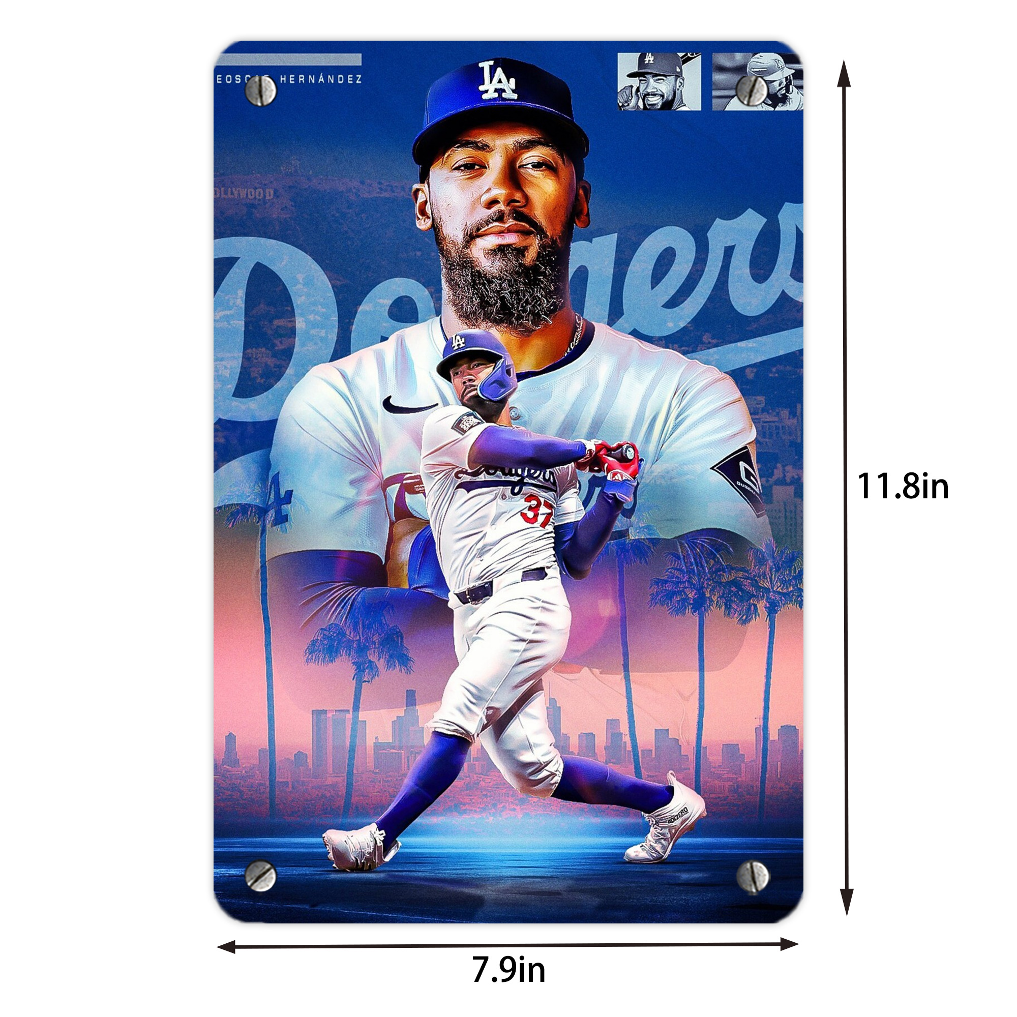  Metal Tin Sign 8x12inch - High-Quality Full-Print Decorative Wall Art, Durable Rust-Resistant Metal Plaque For Living Room, Bedroom, Kitchen, Office, Bar Décor