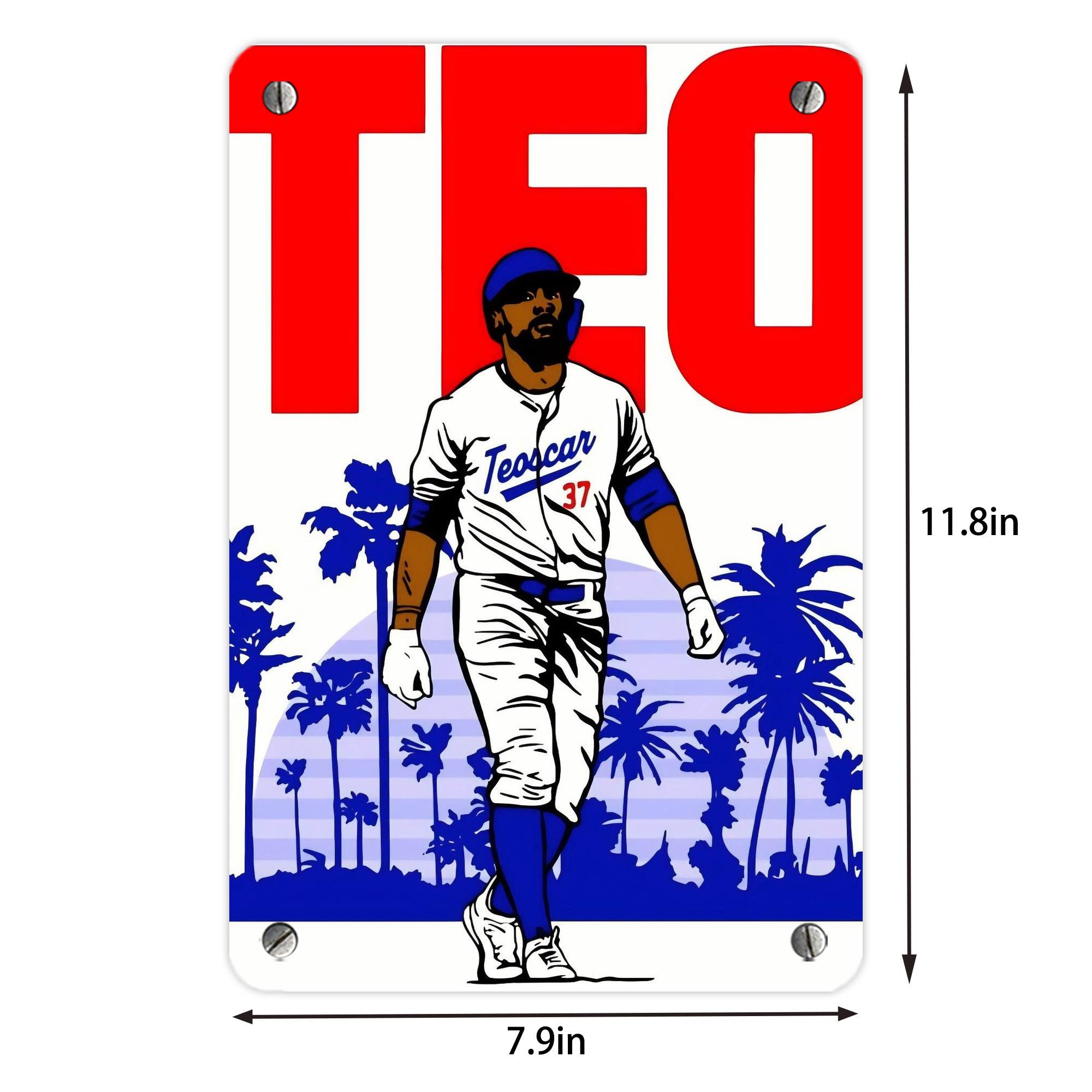  Metal Tin Sign 8x12inch - High-Quality Full-Print Decorative Wall Art, Durable Rust-Resistant Metal Plaque For Living Room, Bedroom, Kitchen, Office, Bar Décor