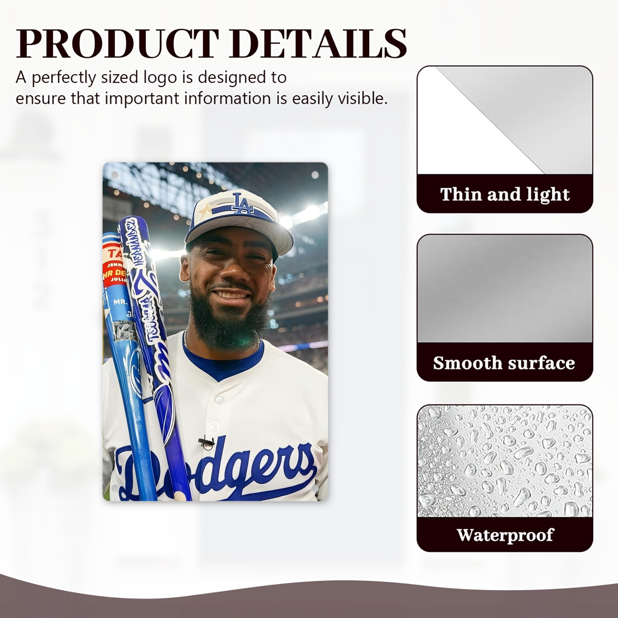  8x12inch Vertical Aluminum Sign - Durable Fade-Resistant Indoor/Outdoor Safety & Information Plaque For Office, Hotel, Restaurant, Bar, Public Spaces