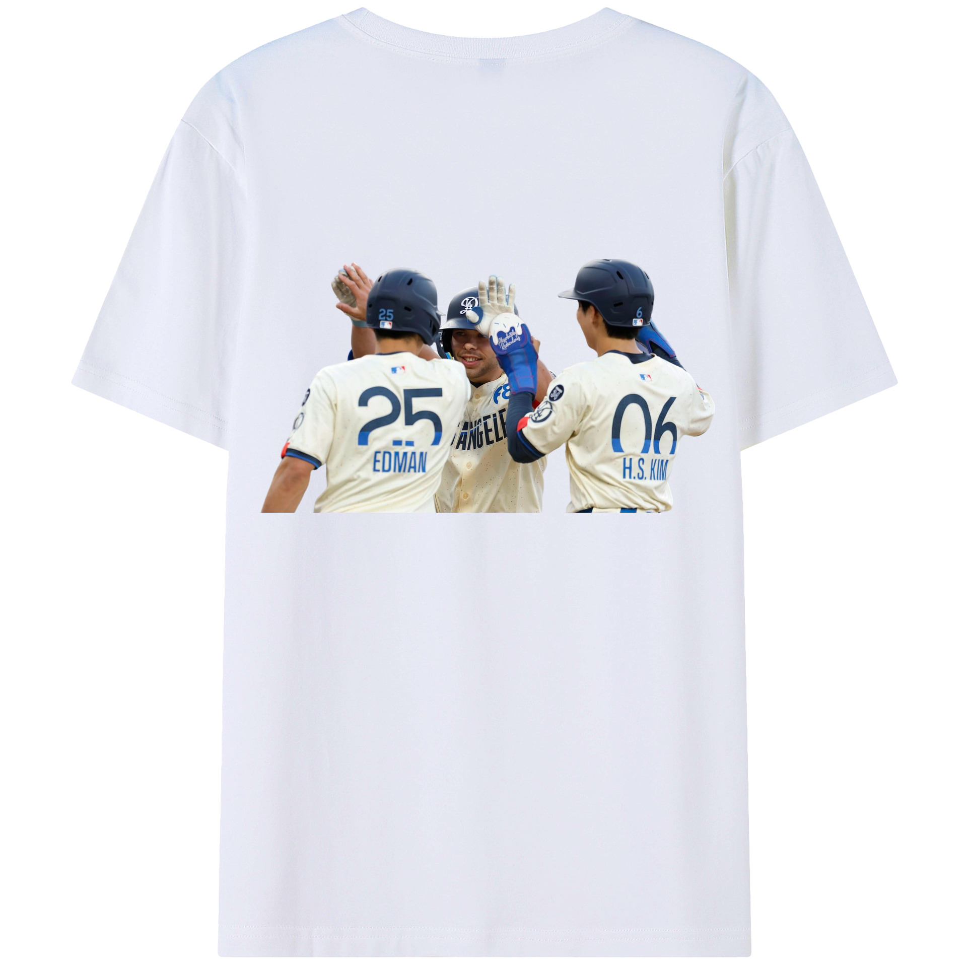  180g Combed Cotton T-Shirt With Back Heat Transfer Print – Soft, Lightweight, Fitted Design – Stylish Casual Wear For Sports & Everyday Use