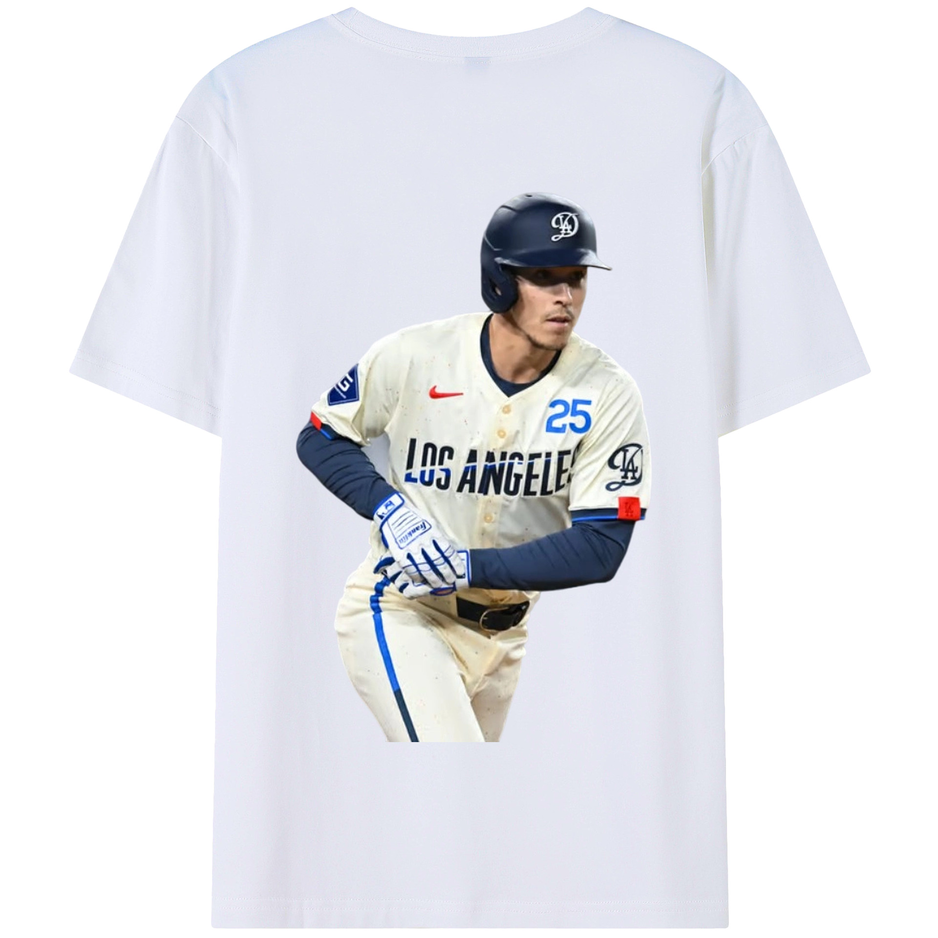  180g Combed Cotton T-Shirt With Back Heat Transfer Print – Soft, Lightweight, Fitted Design – Stylish Casual Wear For Sports & Everyday Use