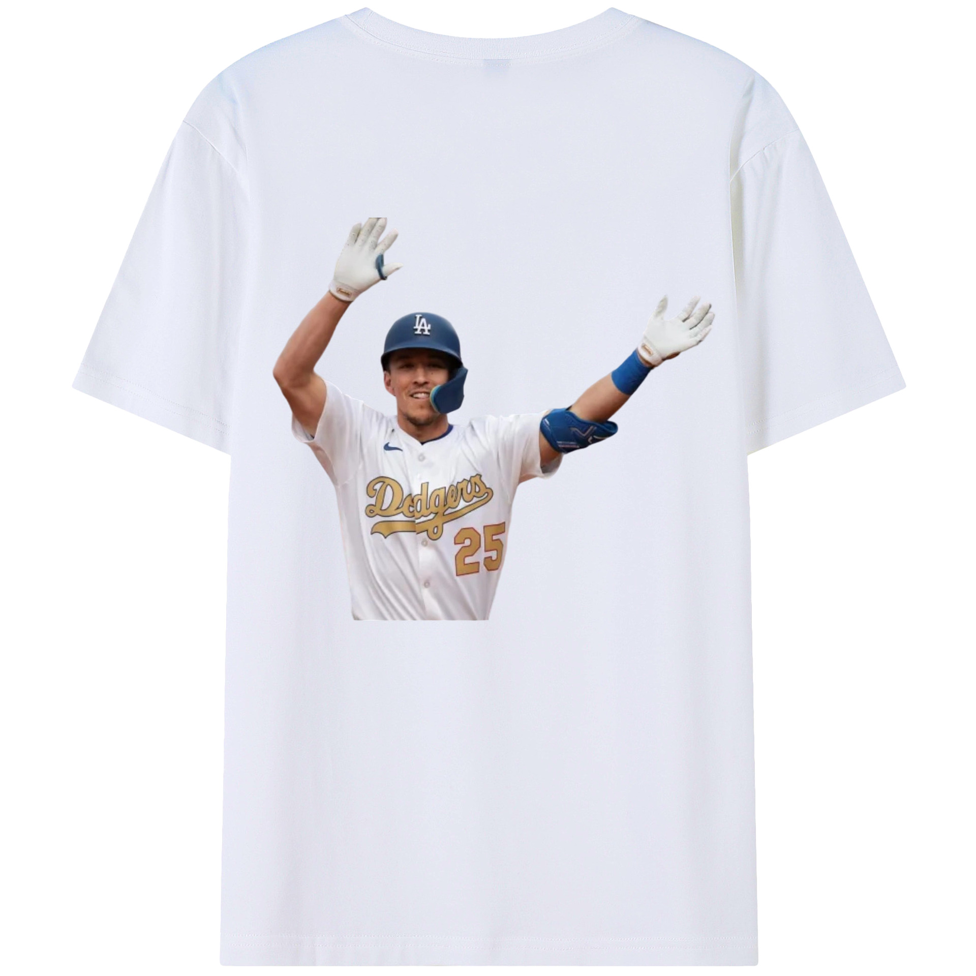  180g Combed Cotton T-Shirt With Back Heat Transfer Print – Soft, Lightweight, Fitted Design – Stylish Casual Wear For Sports & Everyday Use