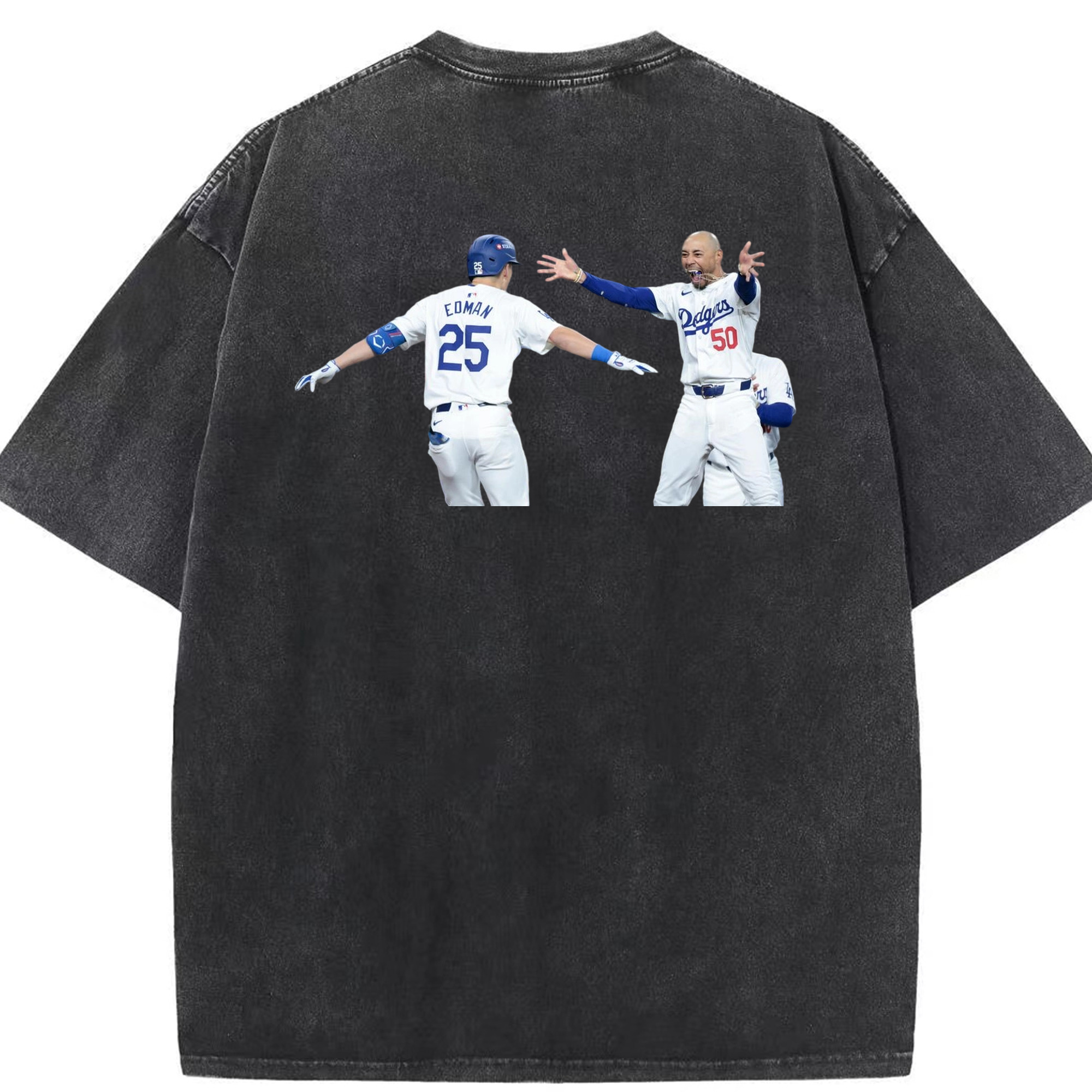  Washed Vintage 230g Cotton Oversized T-Shirt With Back Heat Transfer Print – Soft, Lightweight & Stylish – Comfortable Casual Wear For Sports & Everyday Use