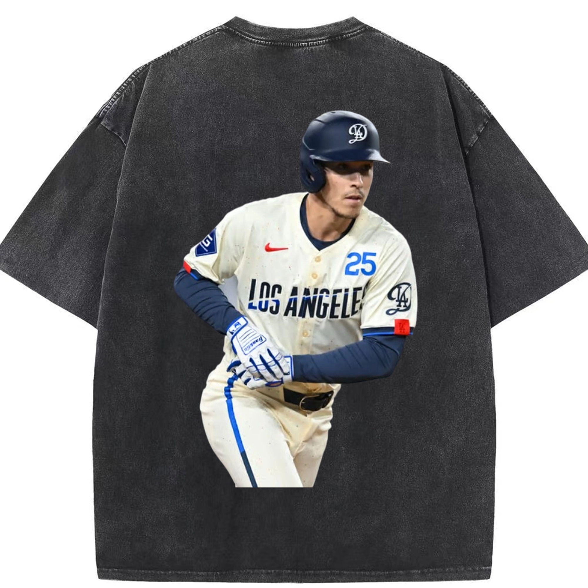  Washed Vintage 230g Cotton Oversized T-Shirt With Back Heat Transfer Print – Soft, Lightweight & Stylish – Comfortable Casual Wear For Sports & Everyday Use