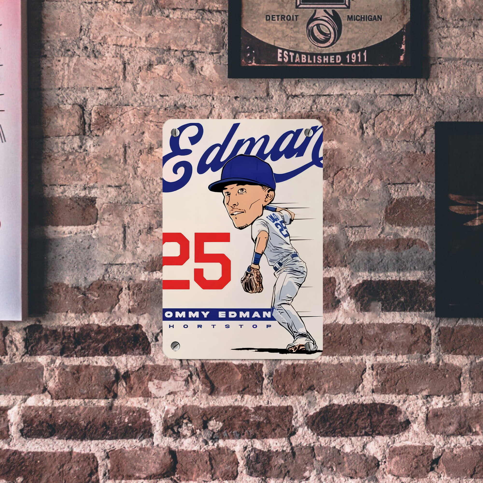  Metal Tin Sign 8x12inch - High-Quality Full-Print Decorative Wall Art, Durable Rust-Resistant Metal Plaque For Living Room, Bedroom, Kitchen, Office, Bar Décor