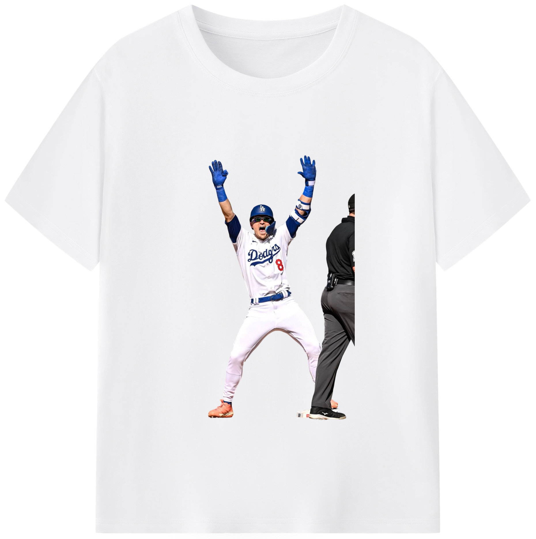  180g Cotton T-Shirt With Front Heat Transfer Print – Soft, Lightweight, Fitted Design – Comfortable Casual Wear For Sports & Everyday Use