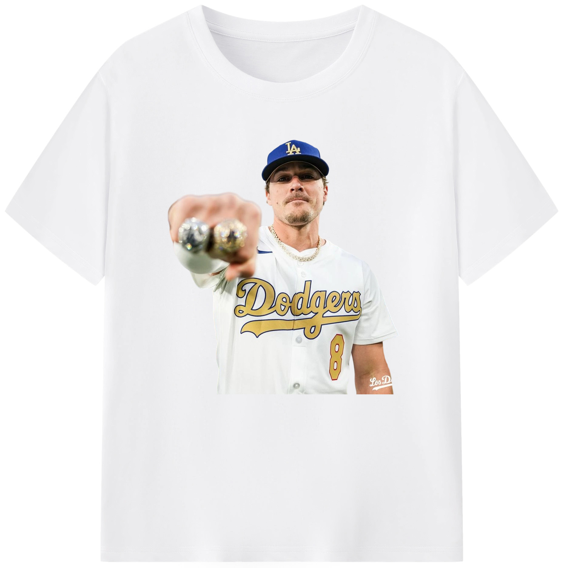  180g Cotton T-Shirt With Front Heat Transfer Print – Soft, Lightweight, Fitted Design – Comfortable Casual Wear For Sports & Everyday Use