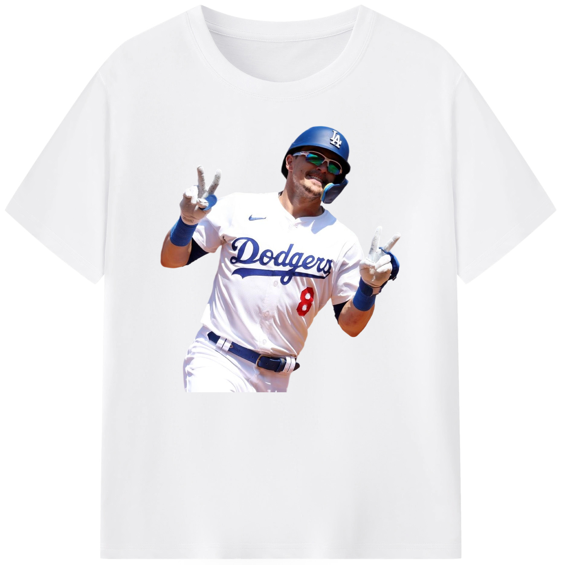  180g Cotton T-Shirt With Front Heat Transfer Print – Soft, Lightweight, Fitted Design – Comfortable Casual Wear For Sports & Everyday Use