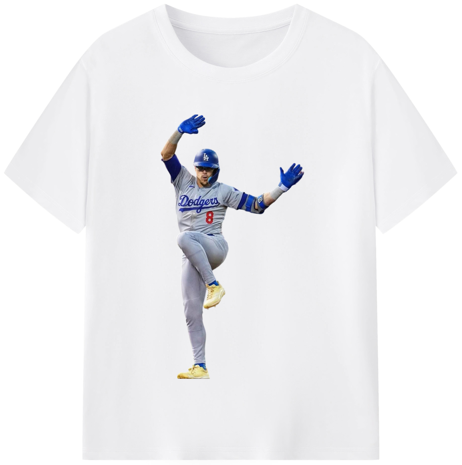  Combed Cotton T-Shirt 180g With Front Heat Transfer Print – Soft, Lightweight, Fitted Design – Stylish Casual Wear For Sports & Everyday Use